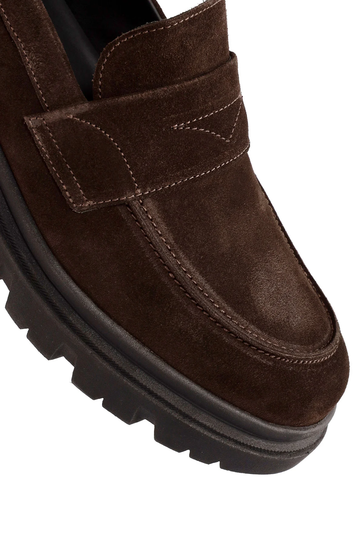 ACBC x Derimod Erkek Kahverengi Süet Deri Maskülen Loafer - Image 9