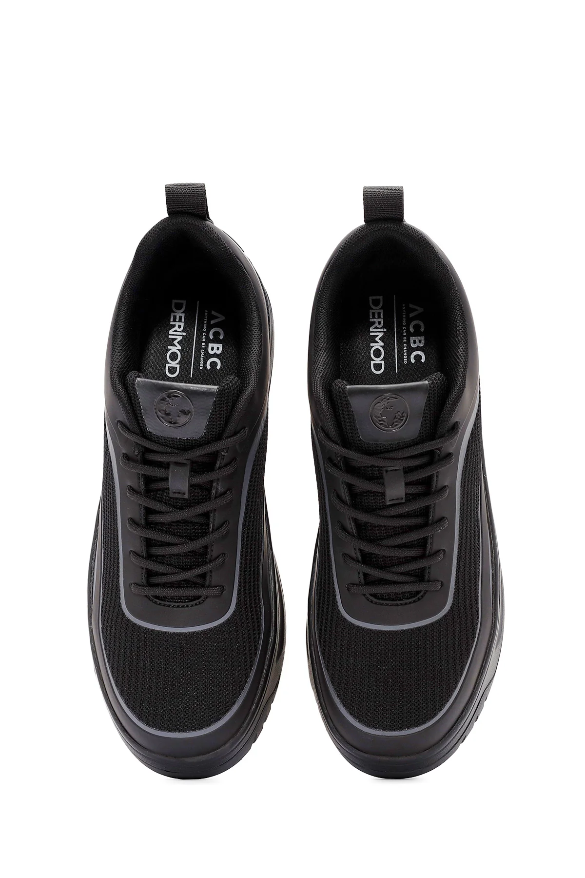 ACBC x Derimod Erkek Siyah Bağcıklı Sneaker - Image 7