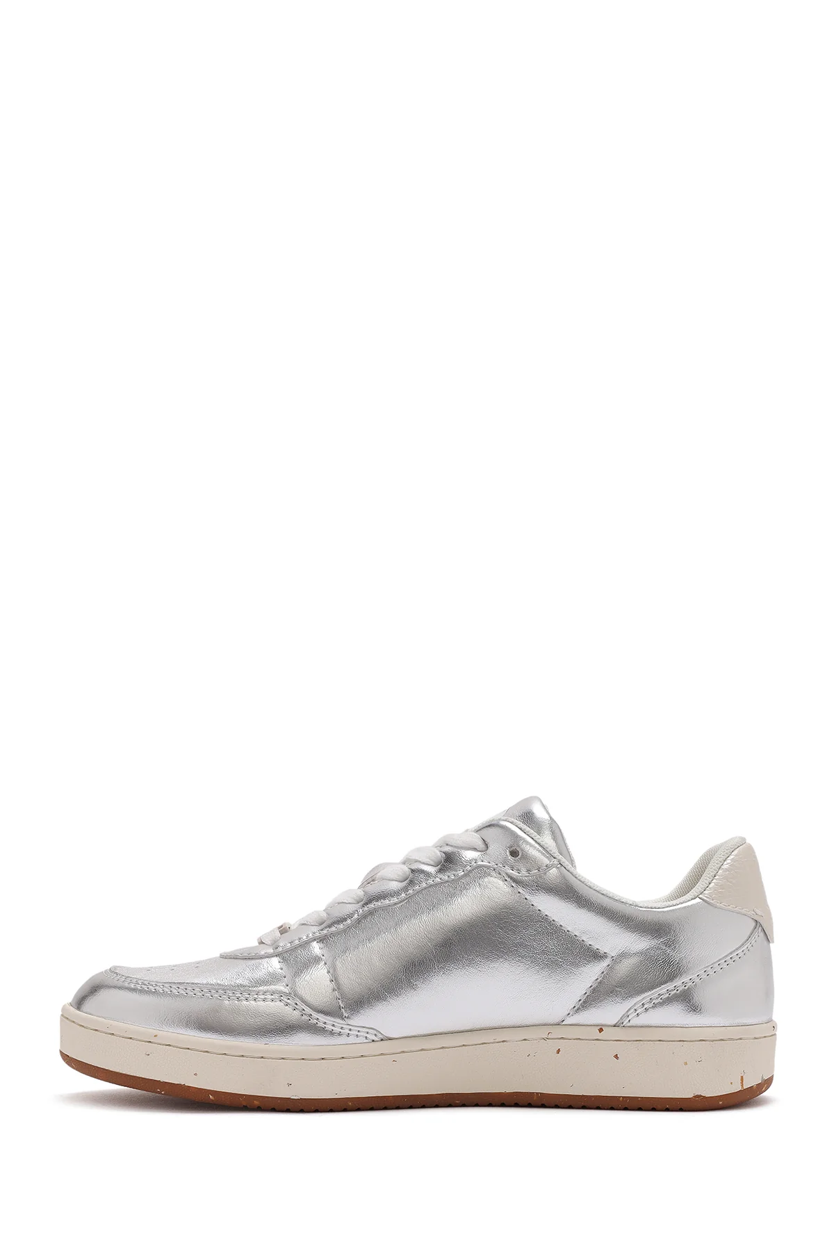 ACBC x Derimod Kadın Gri Metalik Bağcıklı Sneaker - Image 2