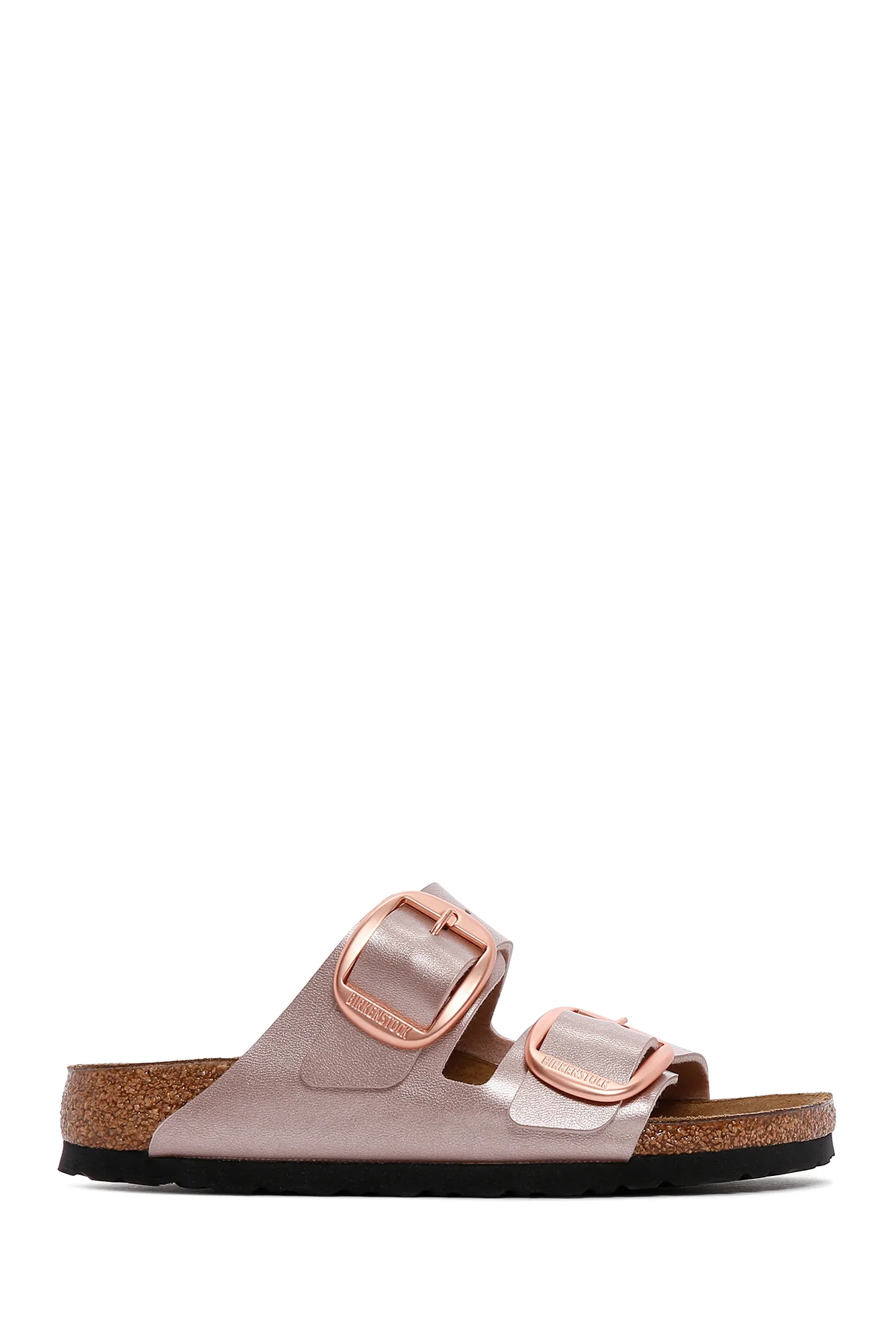Birkenstock Kadın Bakır Deri Arizona BB Metallic Tokalı Terlik
