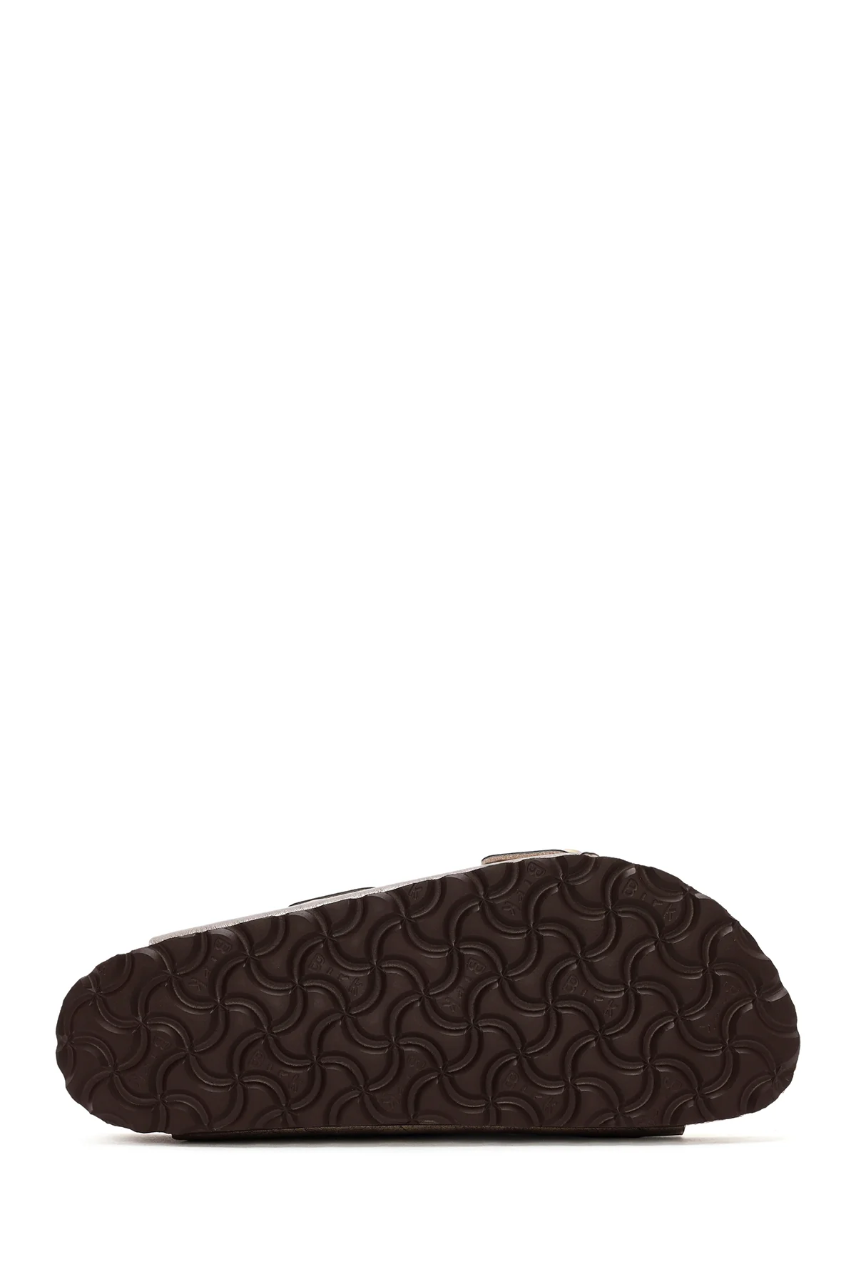 Birkenstock Kadın Vizon Arizona Bf Çift Tokalı Metalik Terlik - Image 4