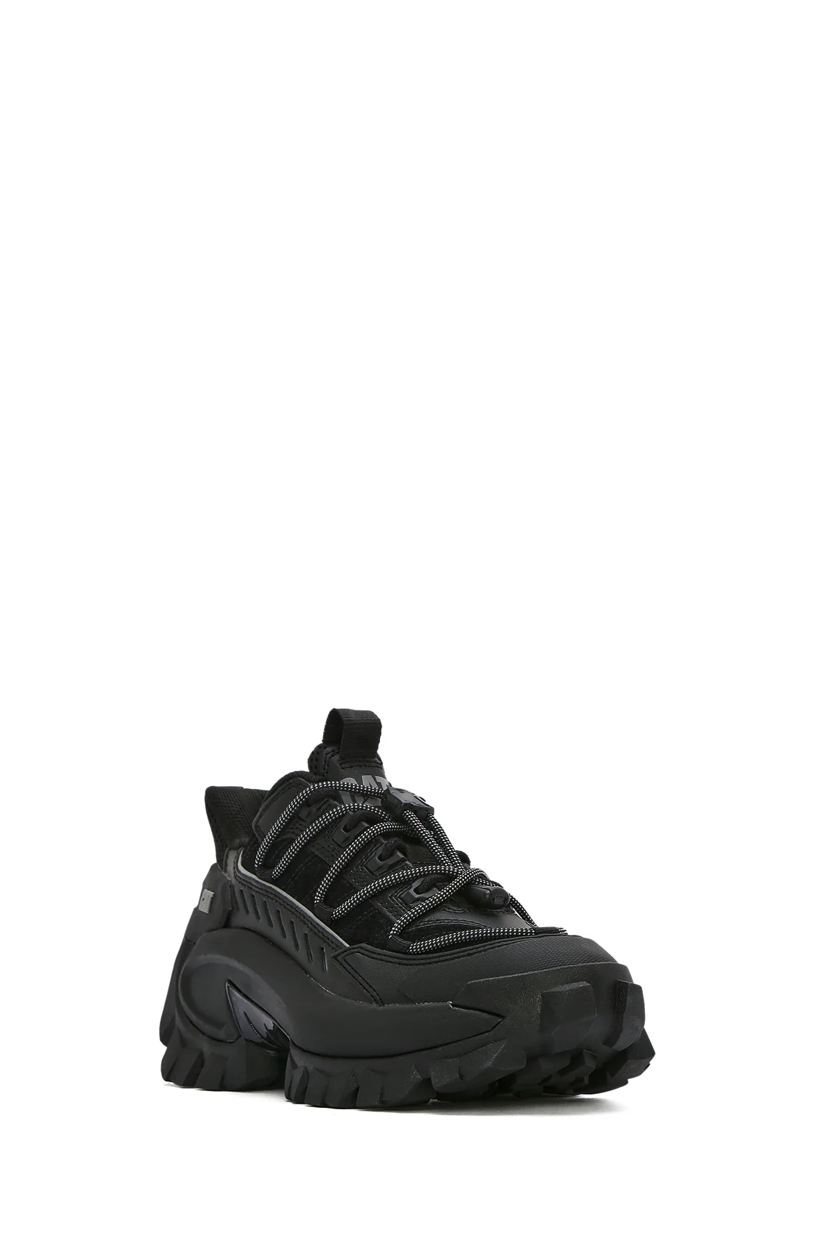 Caterpillar Erkek Siyah Intruder Max Kalın Tabanlı Bağcıklı Süet Deri Sneaker - Image 6
