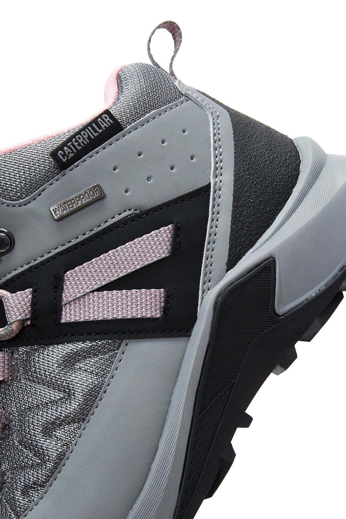 Caterpillar Kadın Gri Waterproof Deri Outdoor Sneaker - Image 7