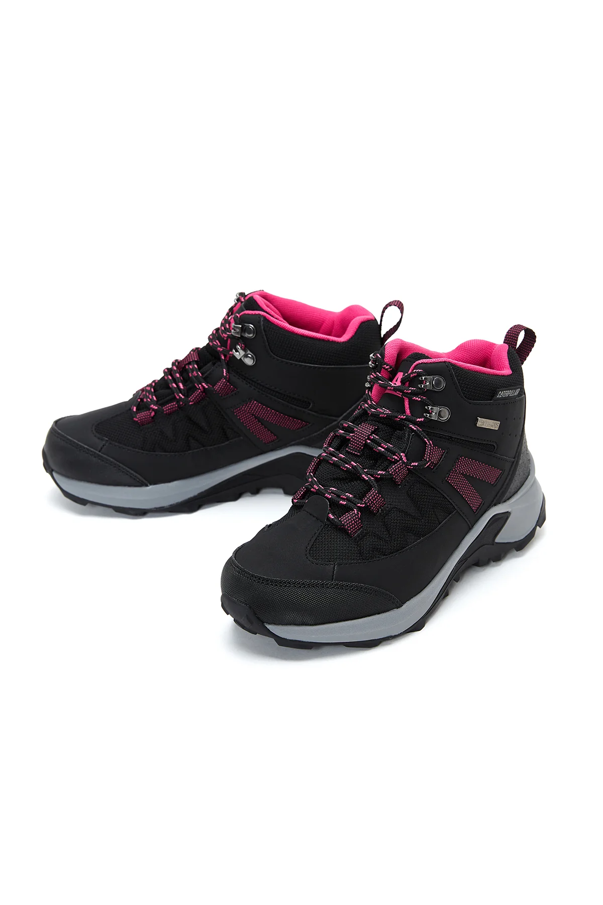 Caterpillar Kadın Siyah Waterproof Deri Outdoor Sneaker - Image 3