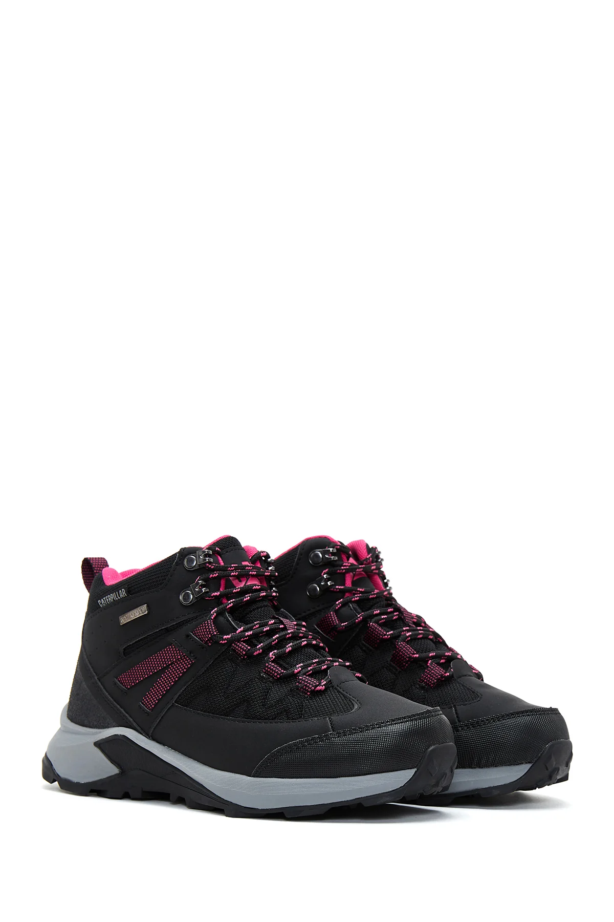 Caterpillar Kadın Siyah Waterproof Deri Outdoor Sneaker - Image 4