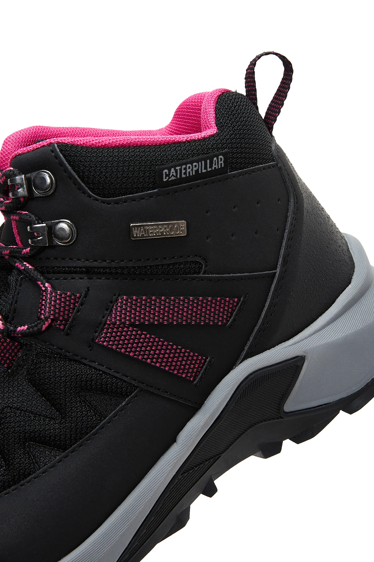 Caterpillar Kadın Siyah Waterproof Deri Outdoor Sneaker - Image 7