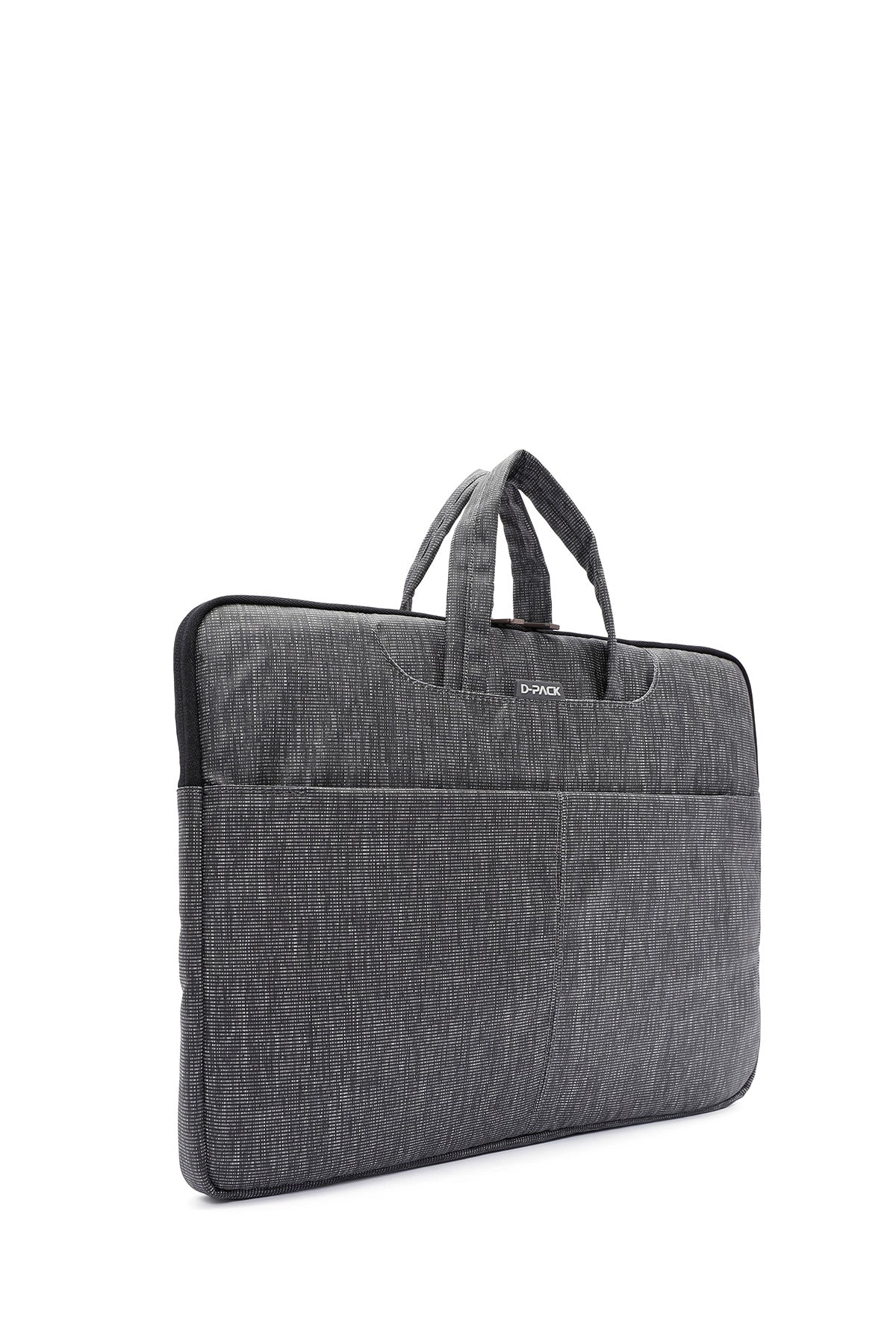 D-Pack Erkek Gri Kumaş Laptop Çantası - Image 4