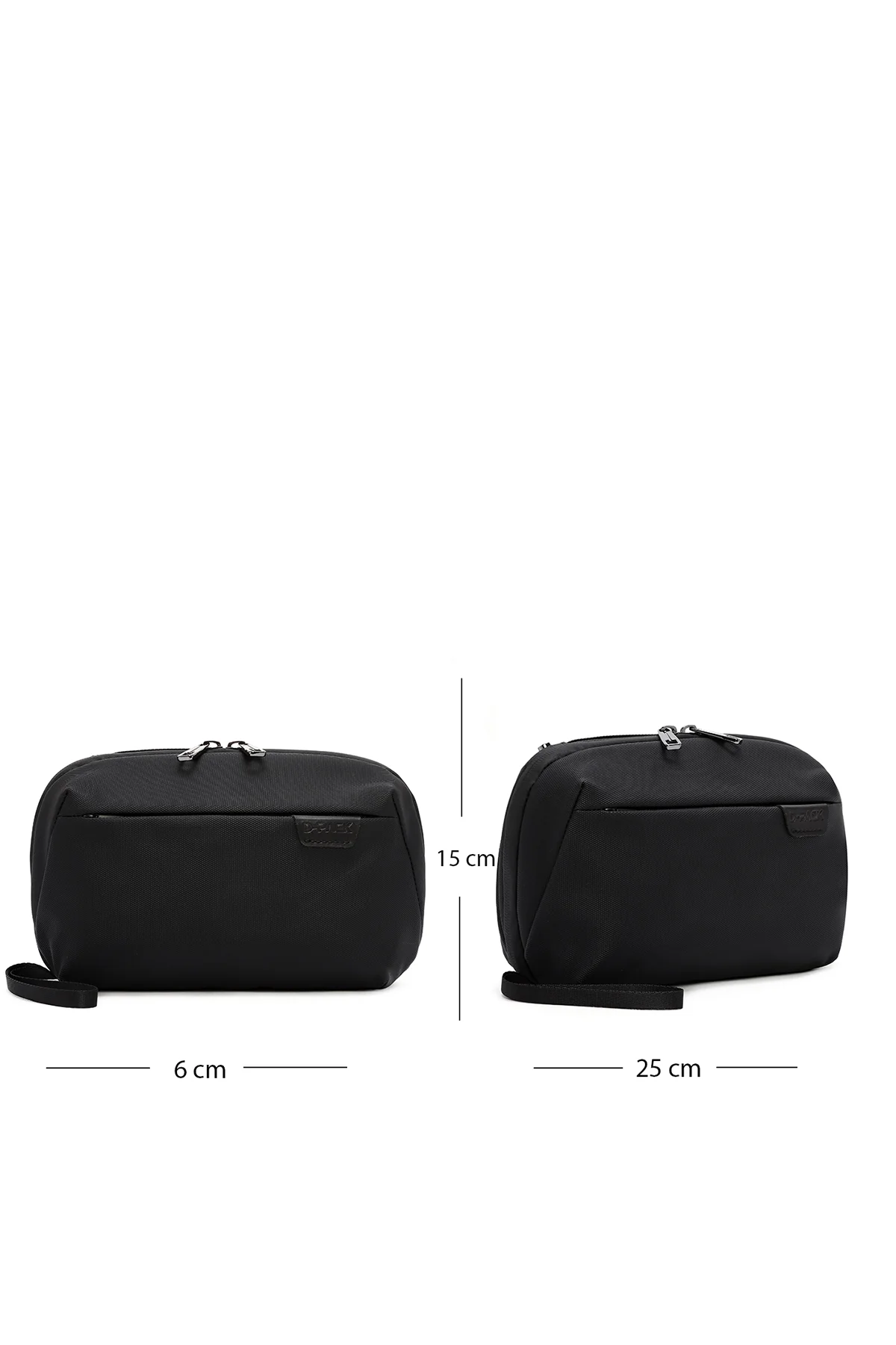 D-Pack Erkek Siyah Kumaş El Çantası - Image 2