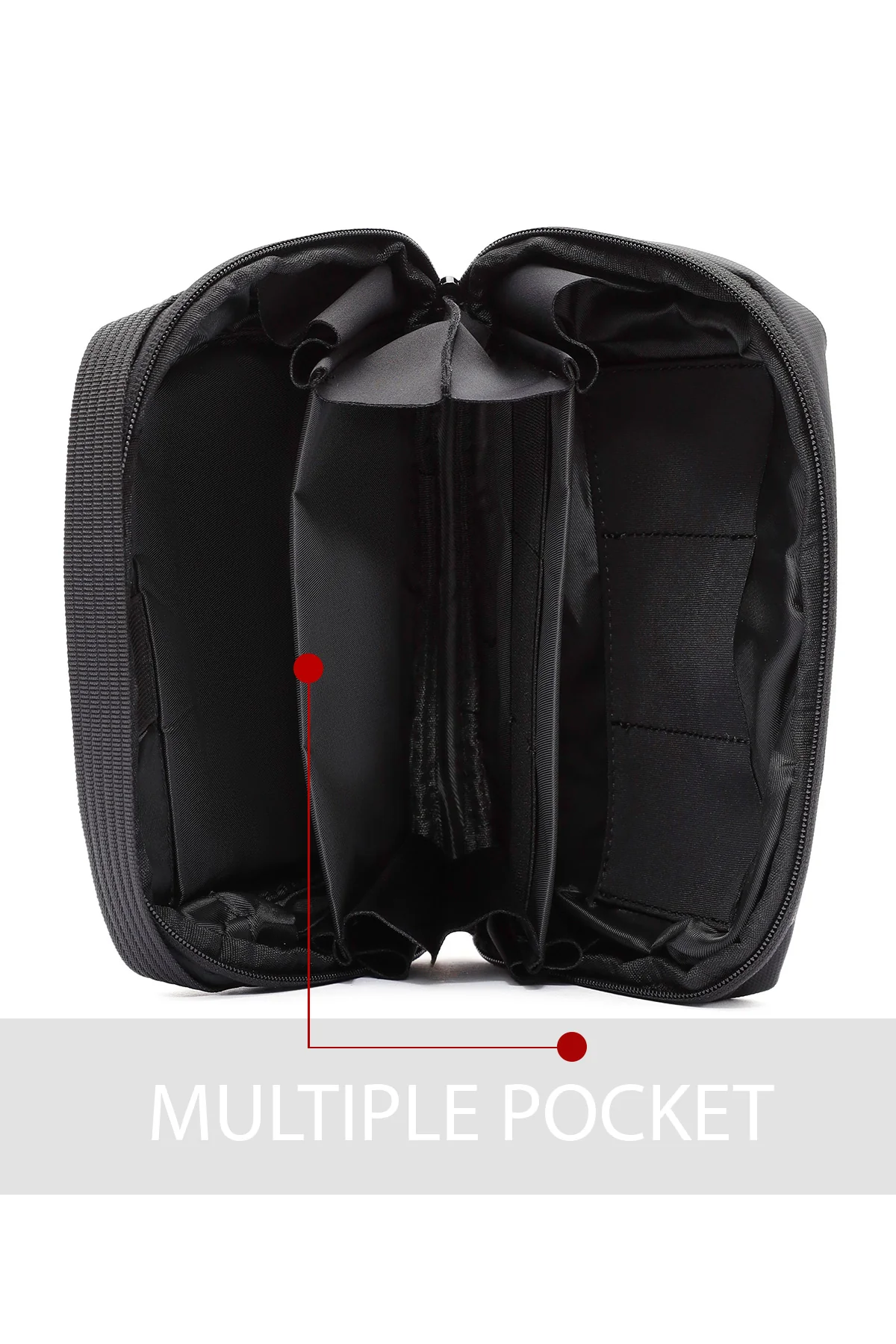 D-Pack Erkek Siyah Kumaş El Çantası - Image 6