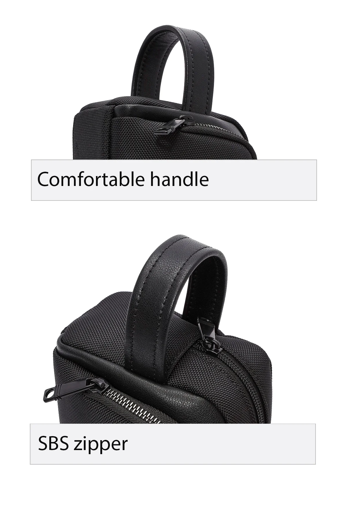 D-Pack Erkek Siyah Kumaş El Çantası - Image 9