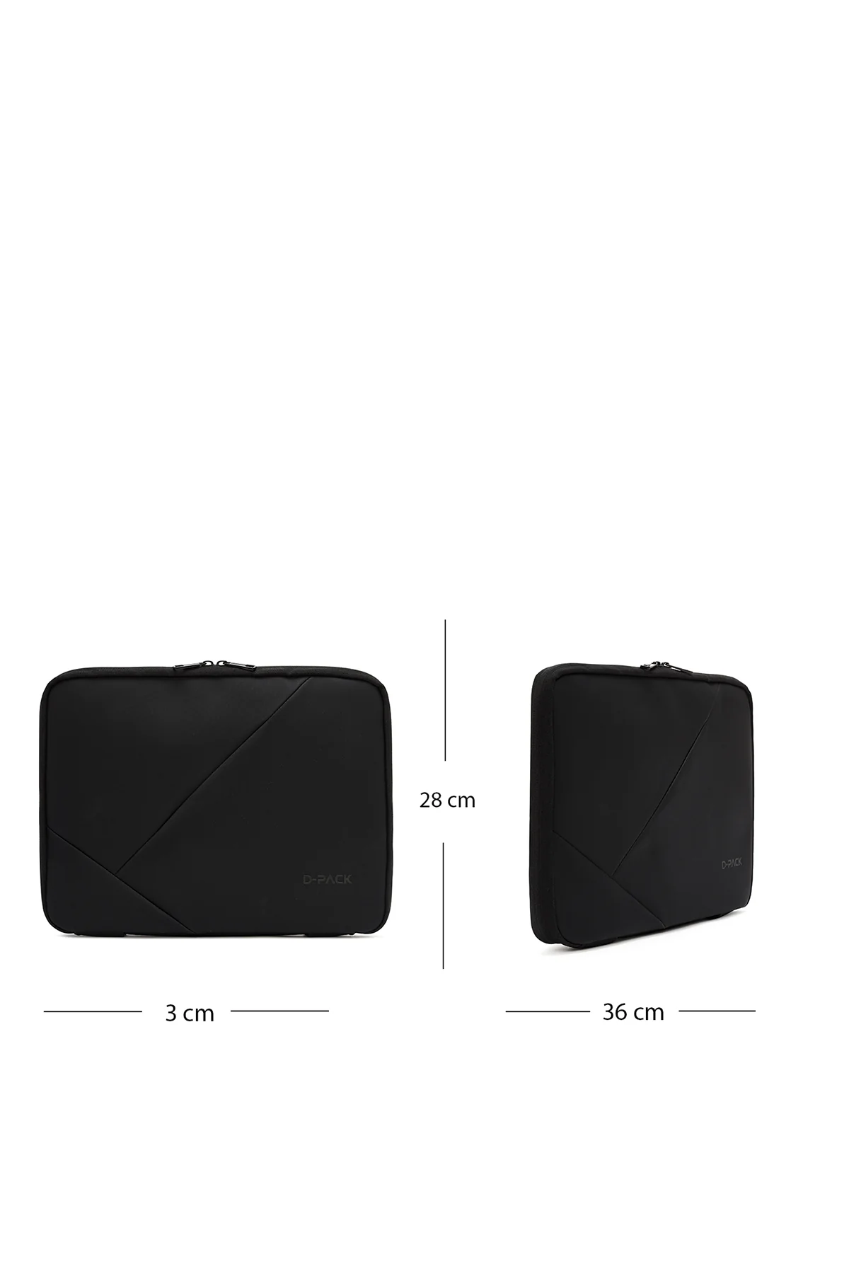 D-Pack Erkek Siyah Kumaş Laptop Çantası - Image 2
