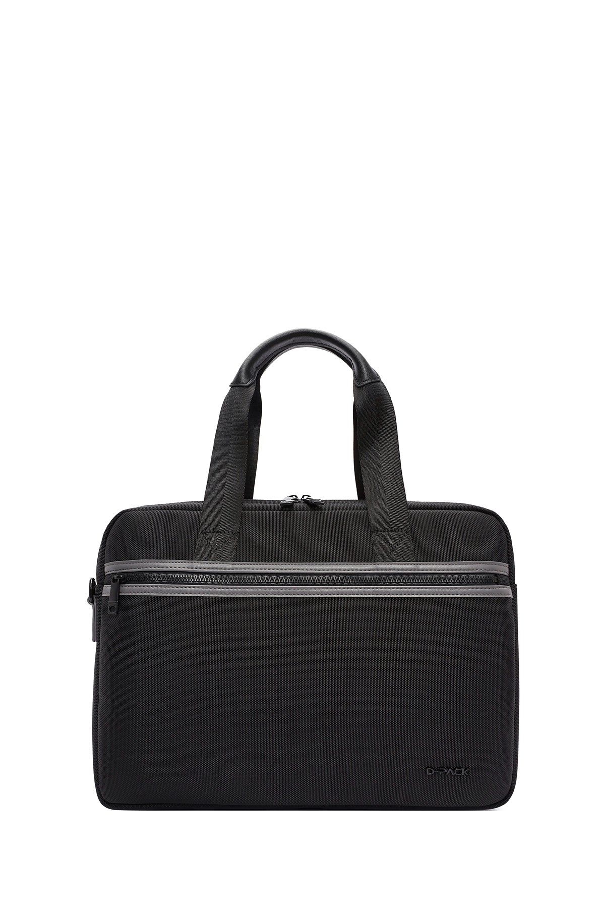 D-Pack Erkek Siyah Uzun Askılı Kumaş Evrak Çantası - Image 3