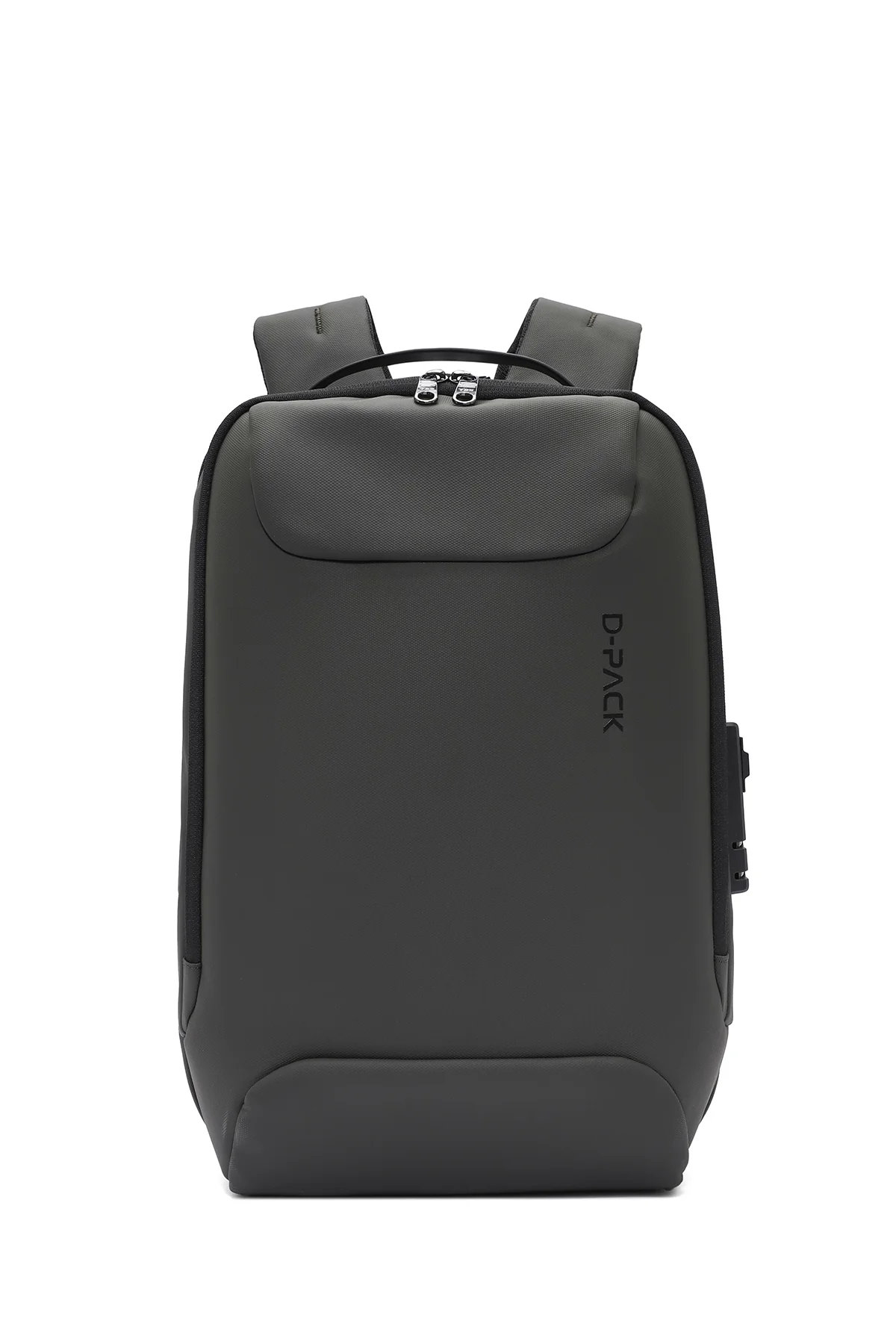 D-Pack Unisex Haki Teknolojik Hardcase Sırt Çantası