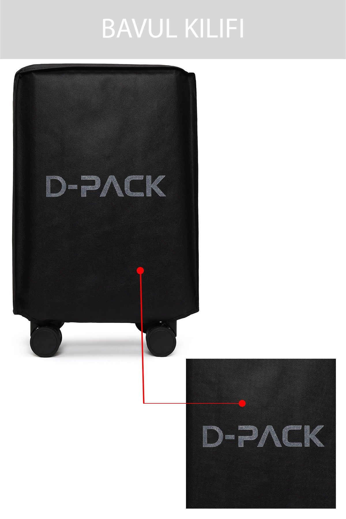 D-Pack Unisex Siyah Mini Kabin Boy Valiz - Image 8