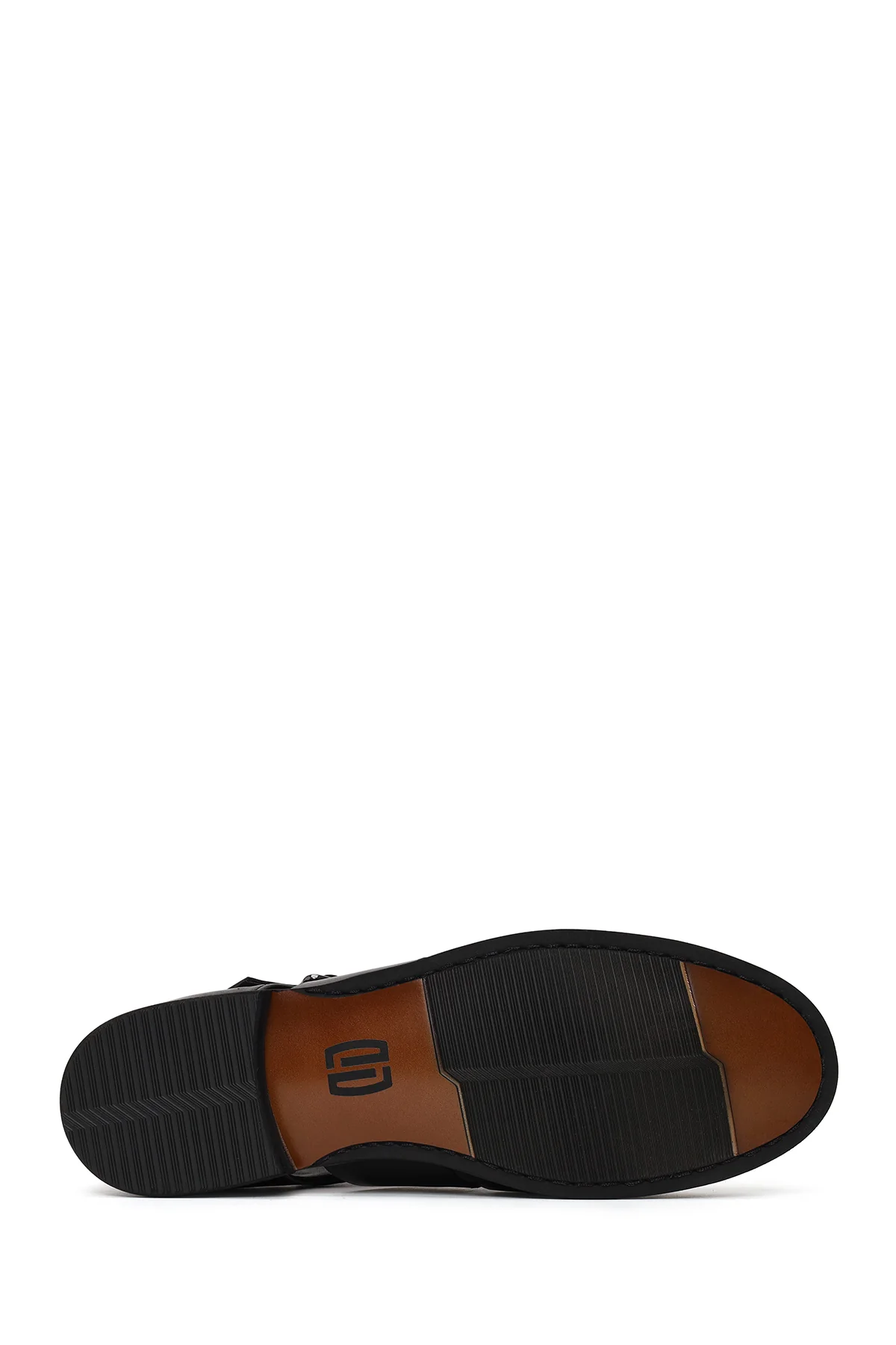 Derimod Black Erkek Siyah Deri Tokalı Yazlık Ayakkabı - Image 6