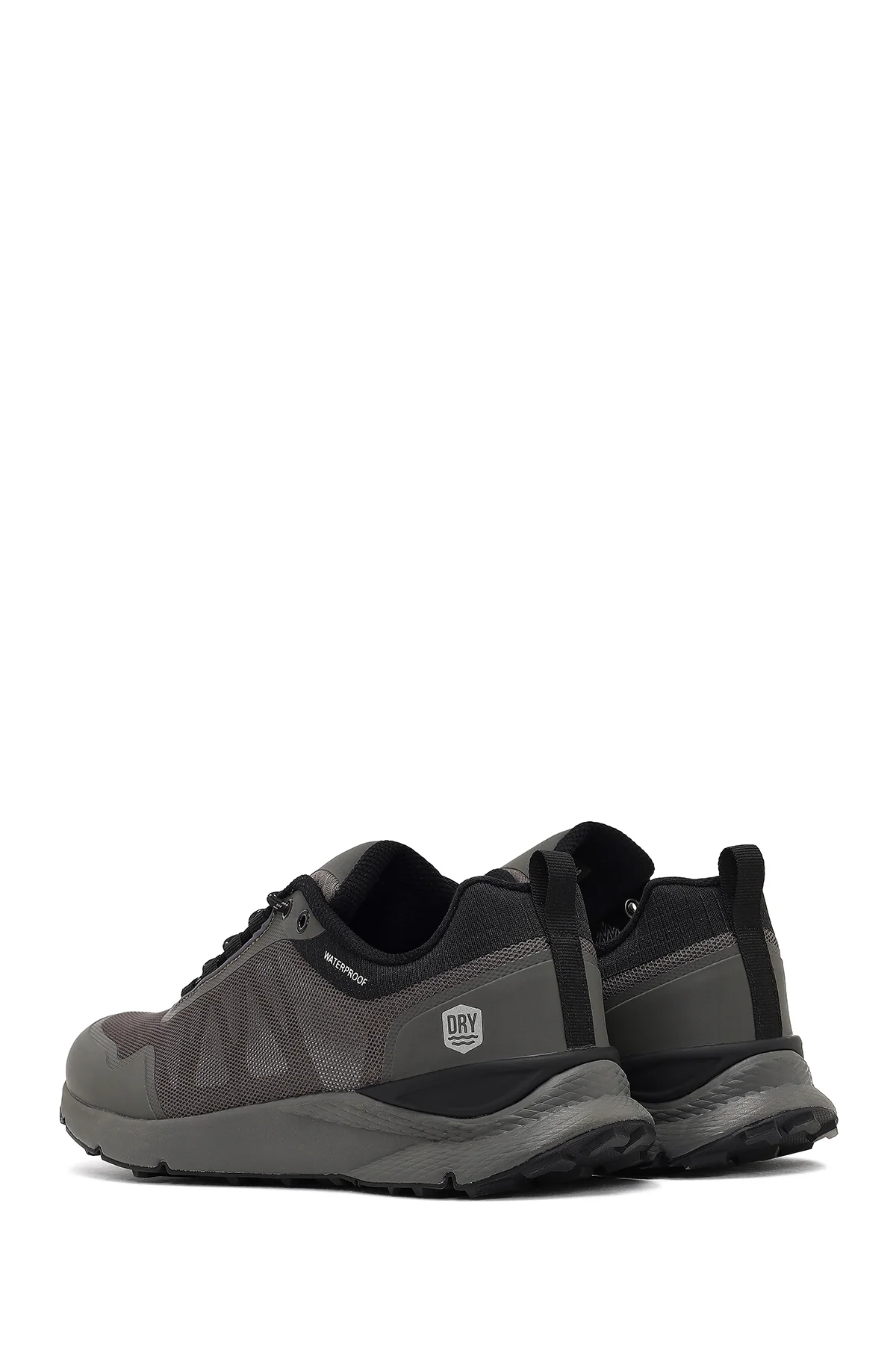 Derimod Dry Erkek Gri Bağcıklı Kumaş Sneaker - Image 5