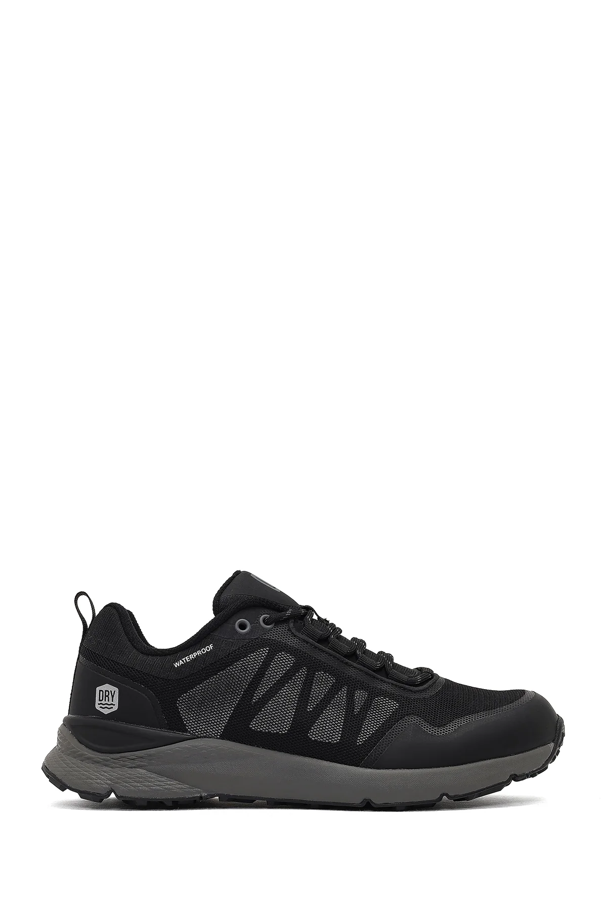 Derimod Dry Erkek Siyah Bağcıklı Kumaş Sneaker
