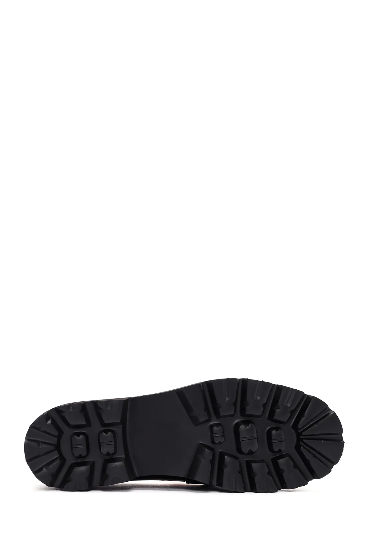 Derimod Flex Kadın Siyah Deri Maskülen Loafer - Image 4