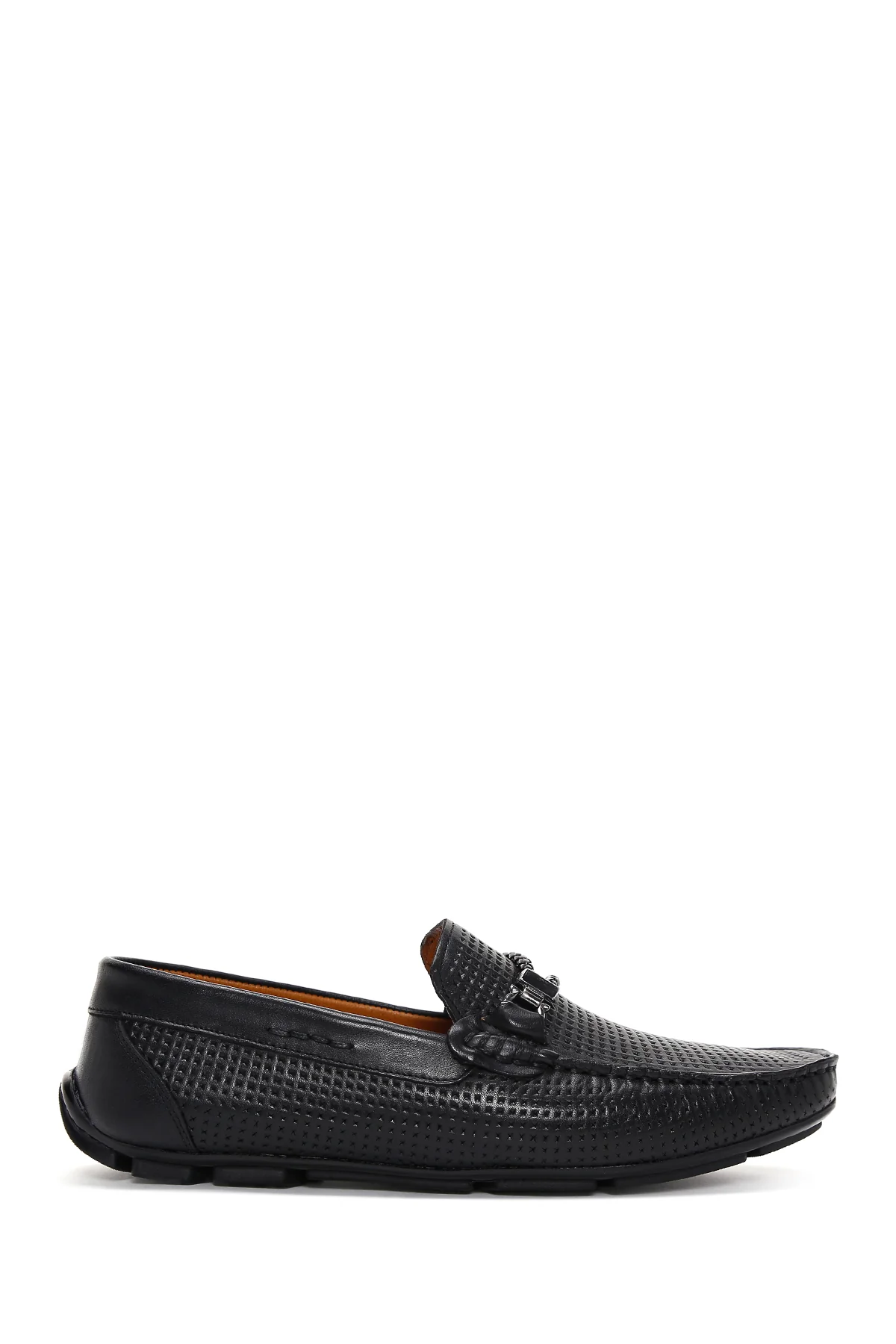 Derimod Fly Erkek Siyah Deri Casual Loafer