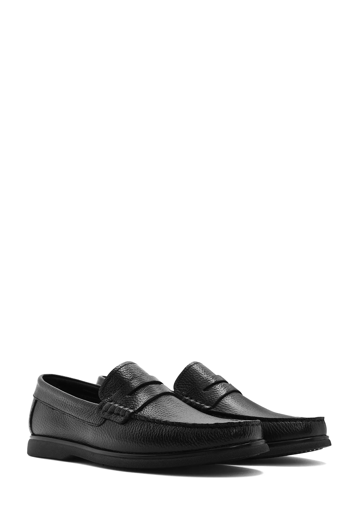 Derimod Fly Erkek Siyah Deri Loafer - Image 2