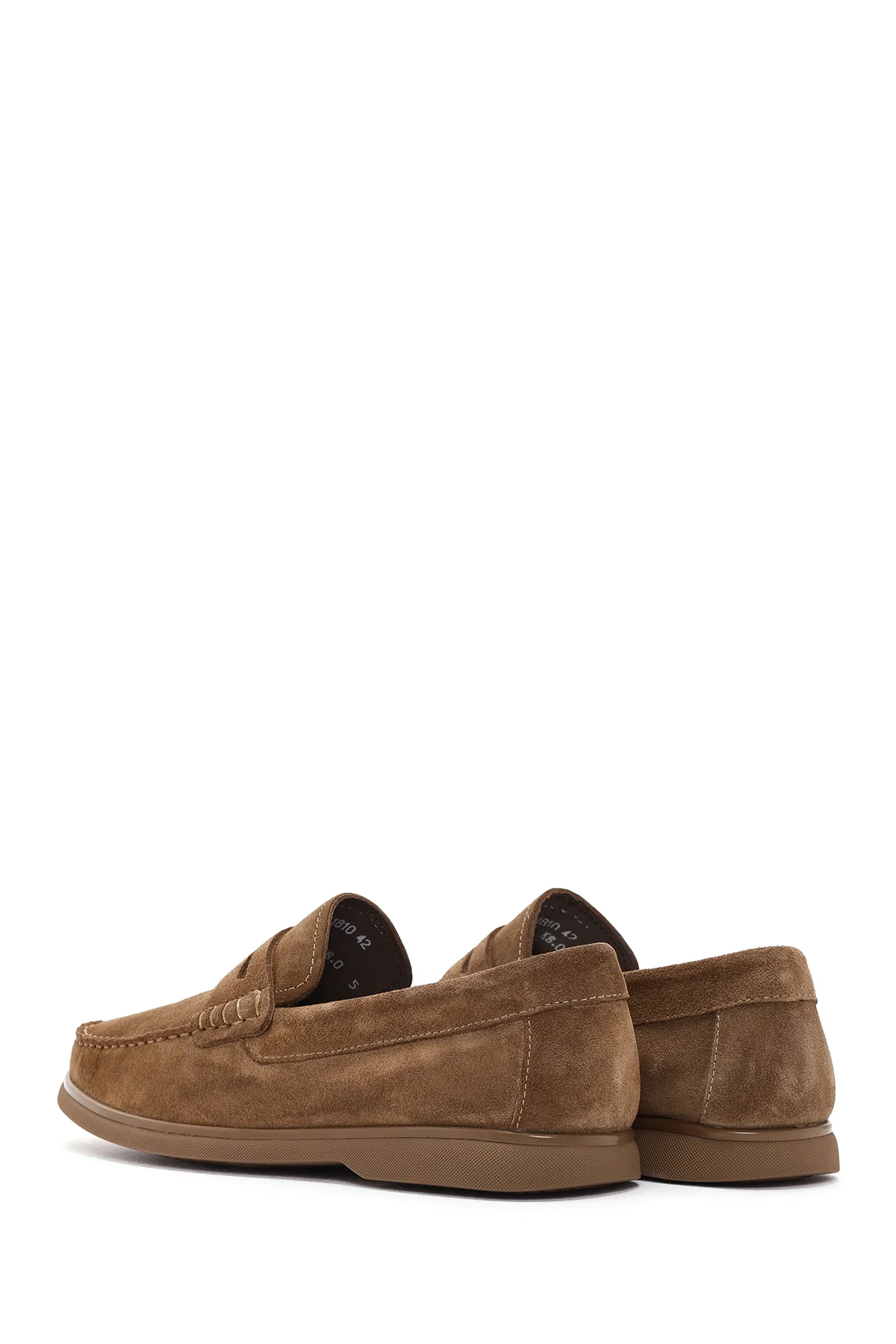 Derimod Fly Erkek Vizon Süet Deri Loafer - Image 6