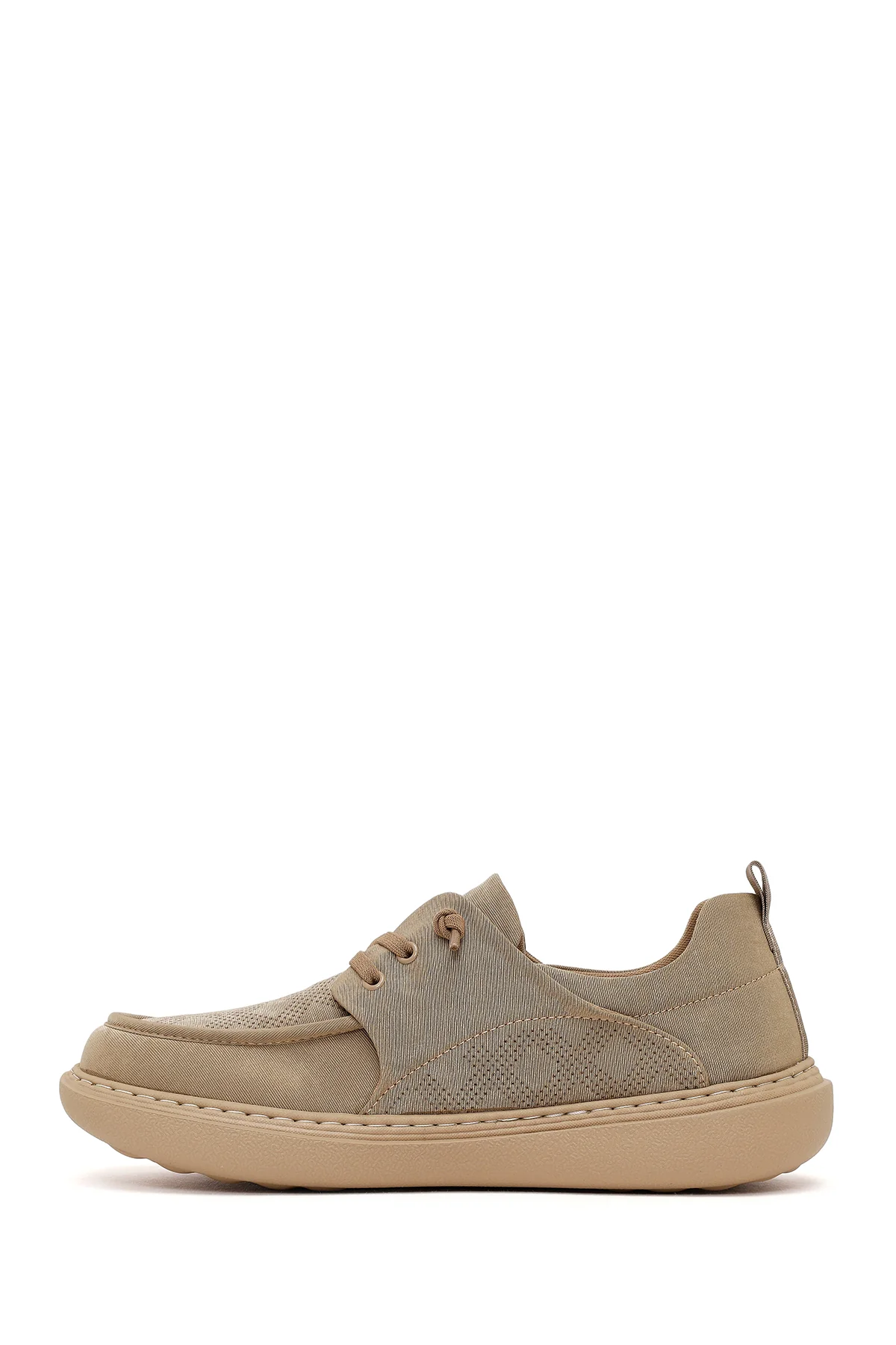 Derimod Zero Erkek Bej Bağcıklı Kumaş Sneaker - Image 4