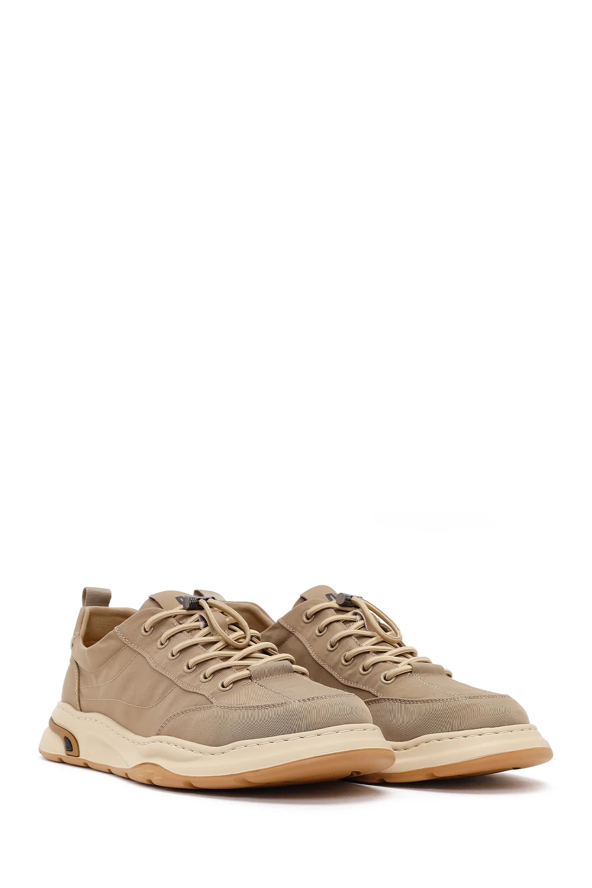 Derimod Zero Erkek Bej Bağcıklı Kumaş Sneaker - Image 2