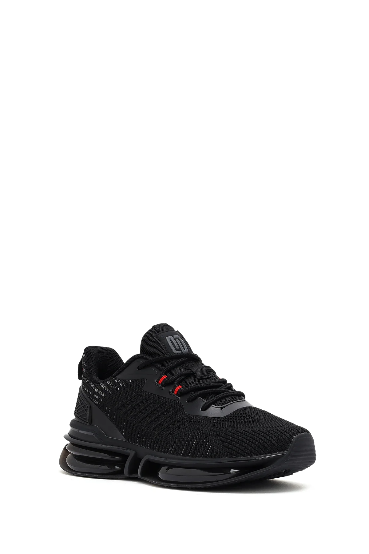 Derimod Zero Erkek Siyah Bağcıklı Kalın Tabanlı Sneaker - Image 6