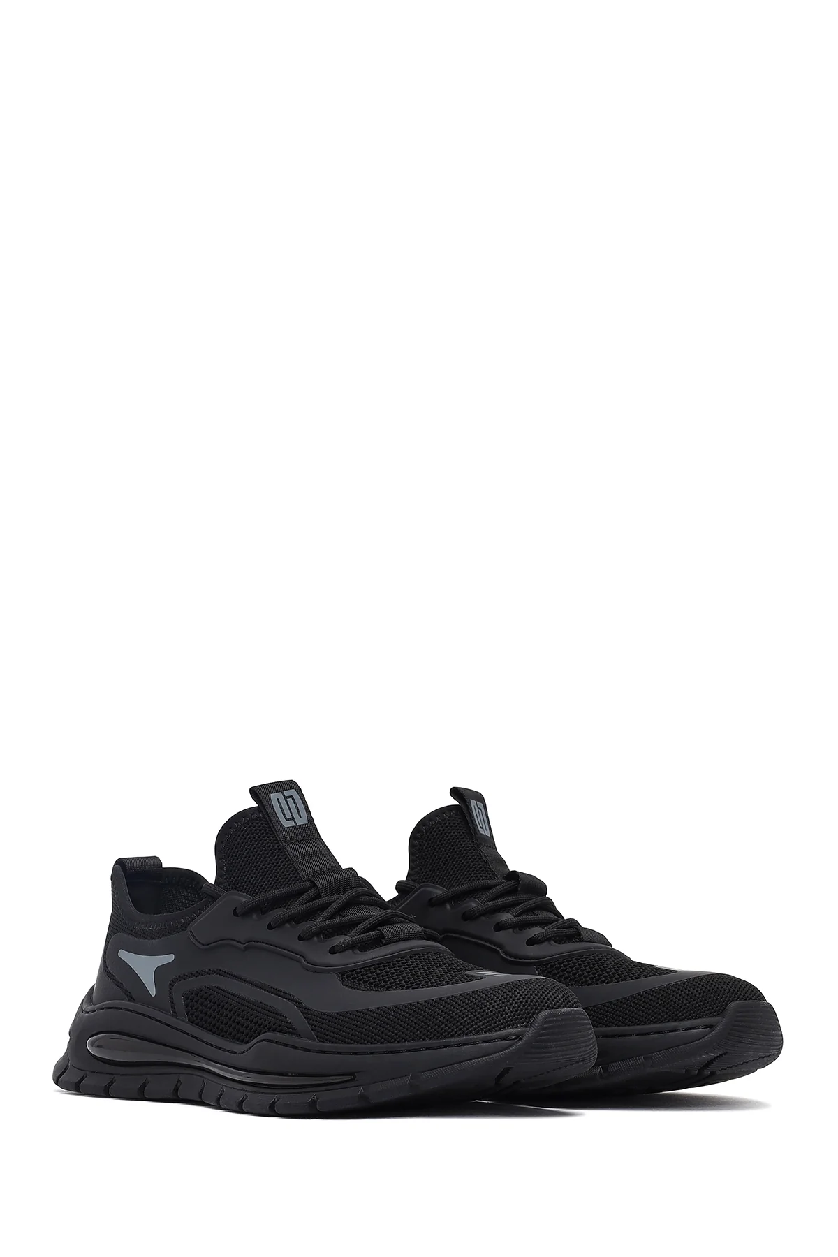Derimod Zero Erkek Siyah Bağcıklı Kumaş Sneaker - Image 3