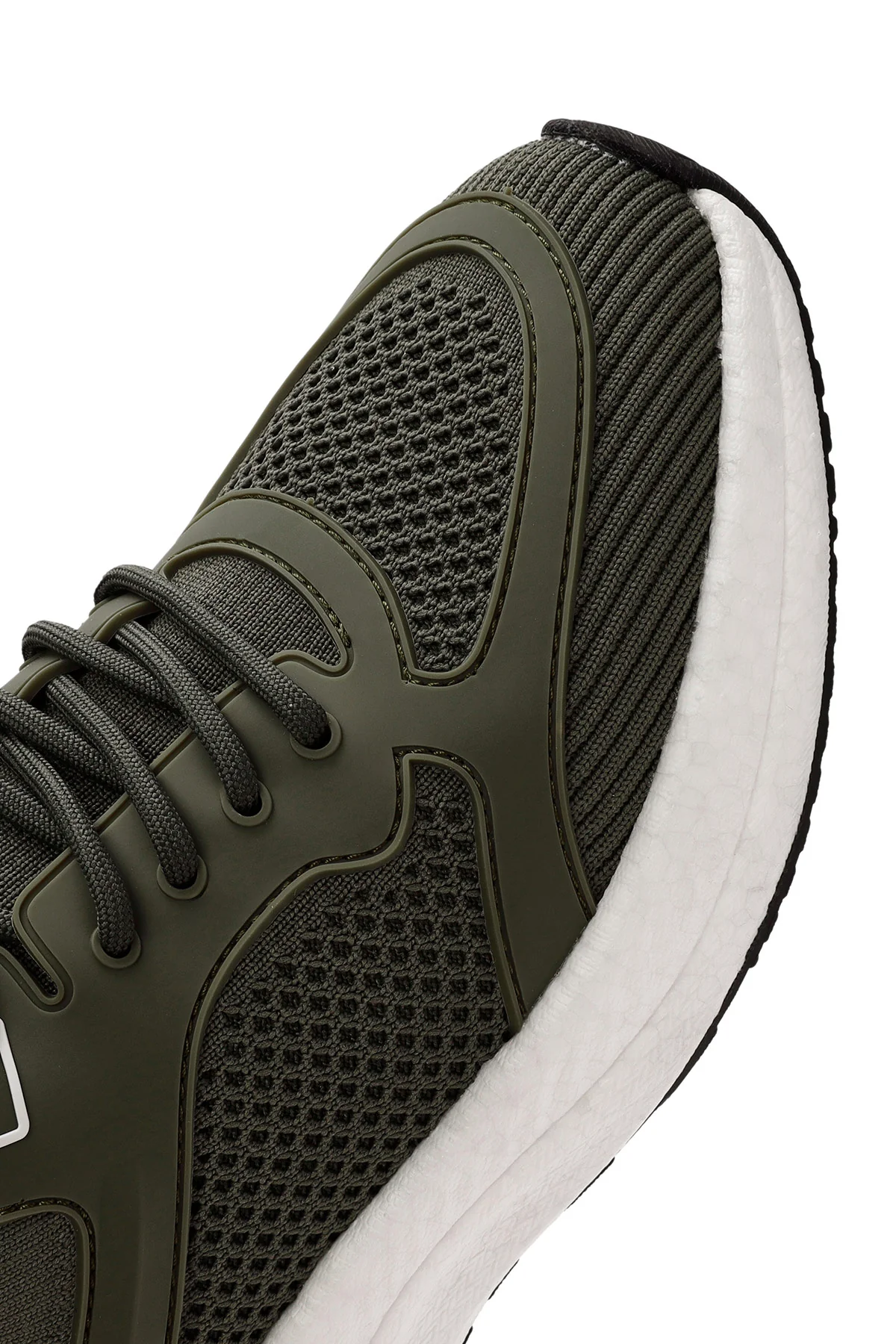 Derimod Zero Erkek Yeşil Bağcıklı Kalın Tabanlı Kumaş Sneaker - Image 10