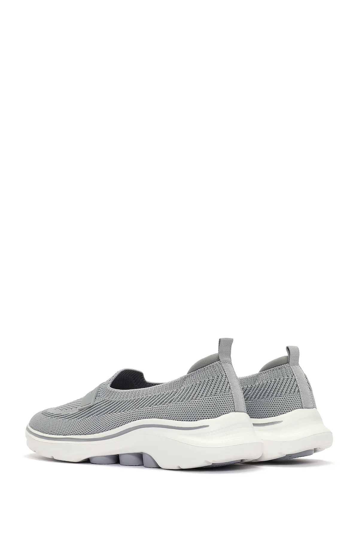 Derimod Zero Kadın Gri Kumaş Kalın Tabanlı Sneaker - Image 5