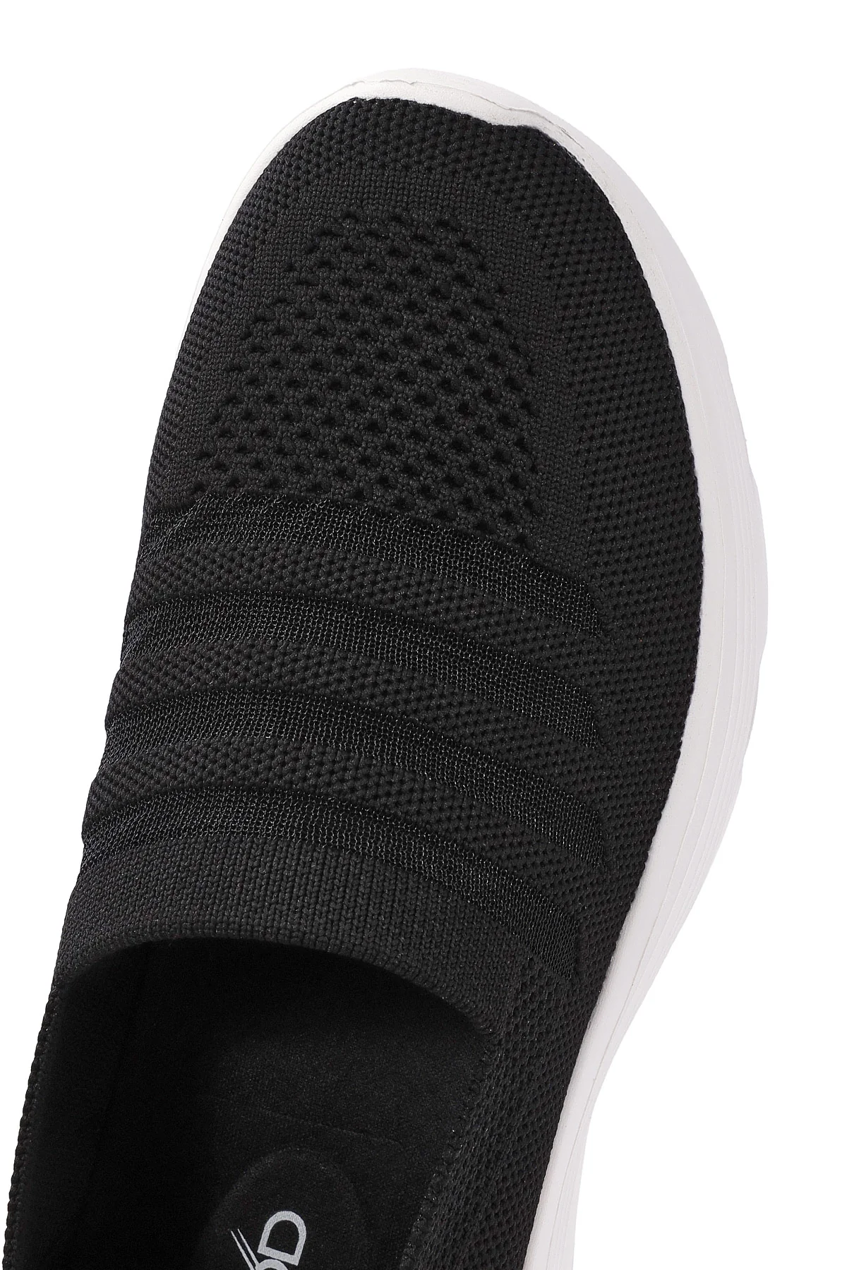 Derimod Zero Kadın Siyah Kumaş Casual Sneaker - Image 8