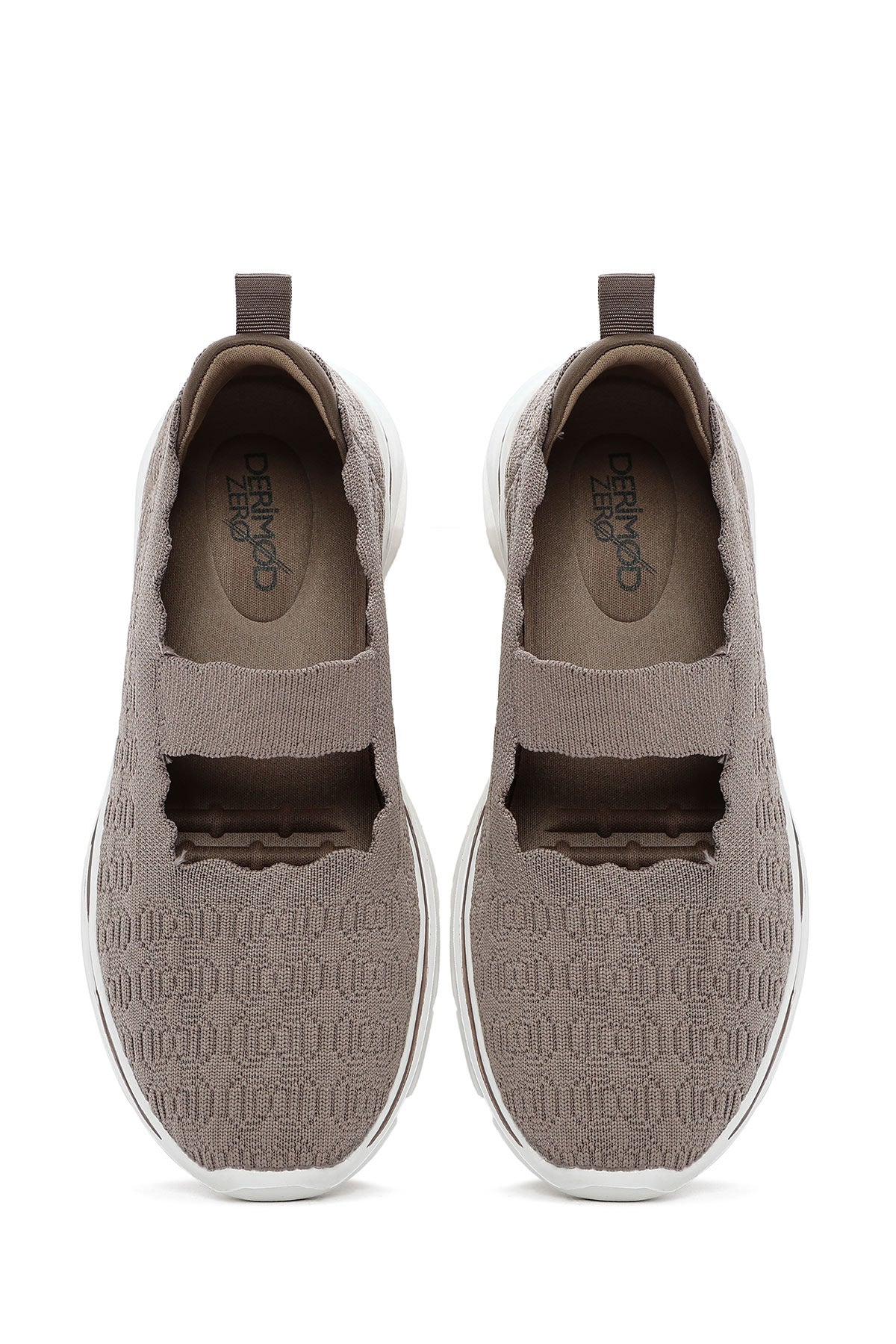 Derimod Zero Kadın Vizon Kumaş Sneaker - Image 6
