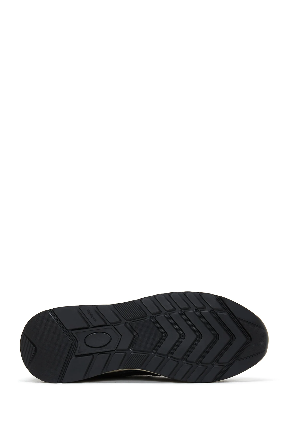 Erkek Antrasit Süet Deri Detaylı Sneaker - Image 4