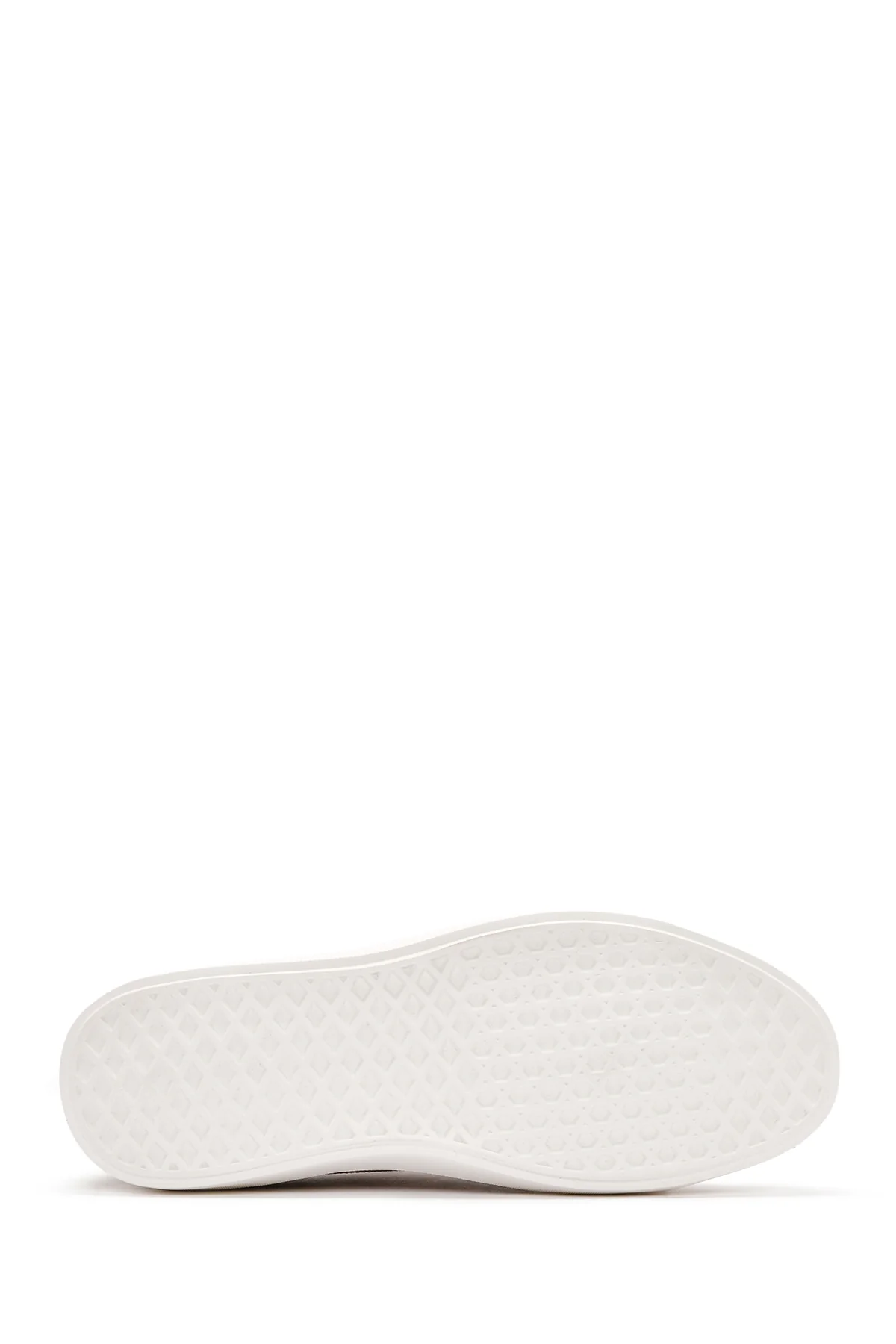 Erkek Bej Bağcıklı Süet Deri Sneaker - Image 4