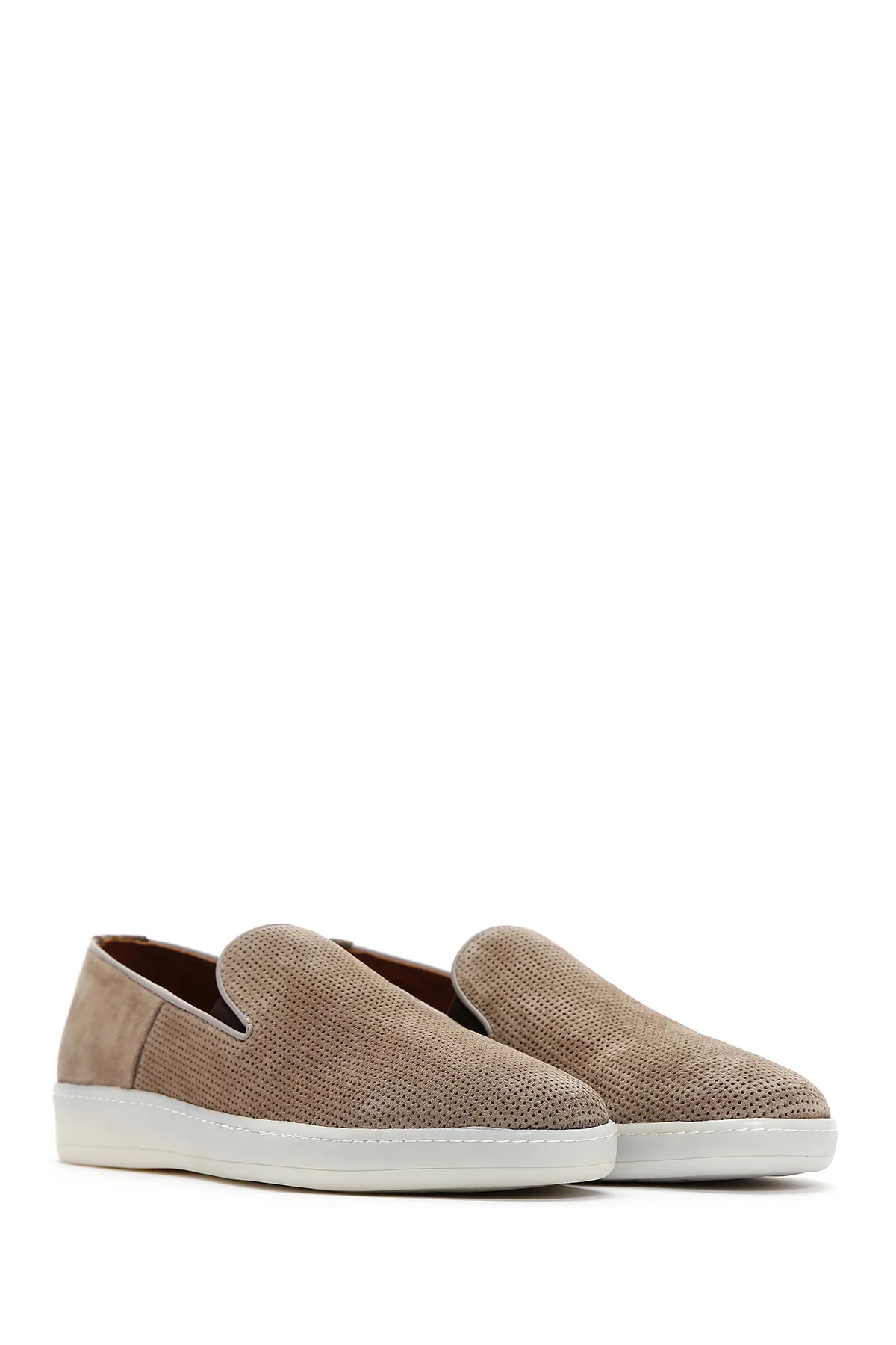 Erkek Bej Deri Loafer - Image 3