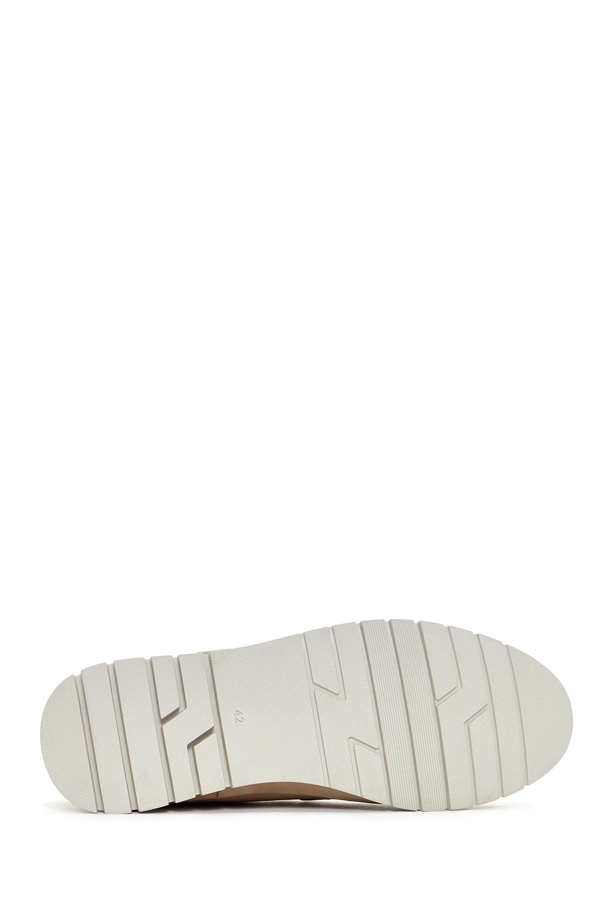 Erkek Bej Nubuk Deri Casual Loafer - Image 4