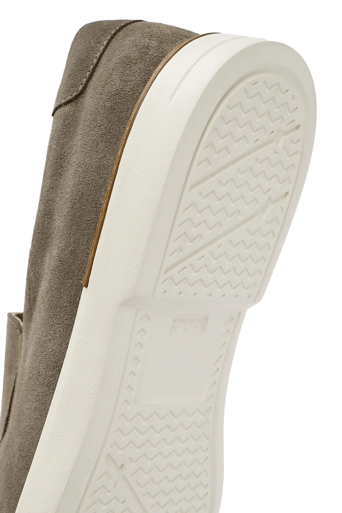 Erkek Bej Süet Deri Casual Loafer - Image 9
