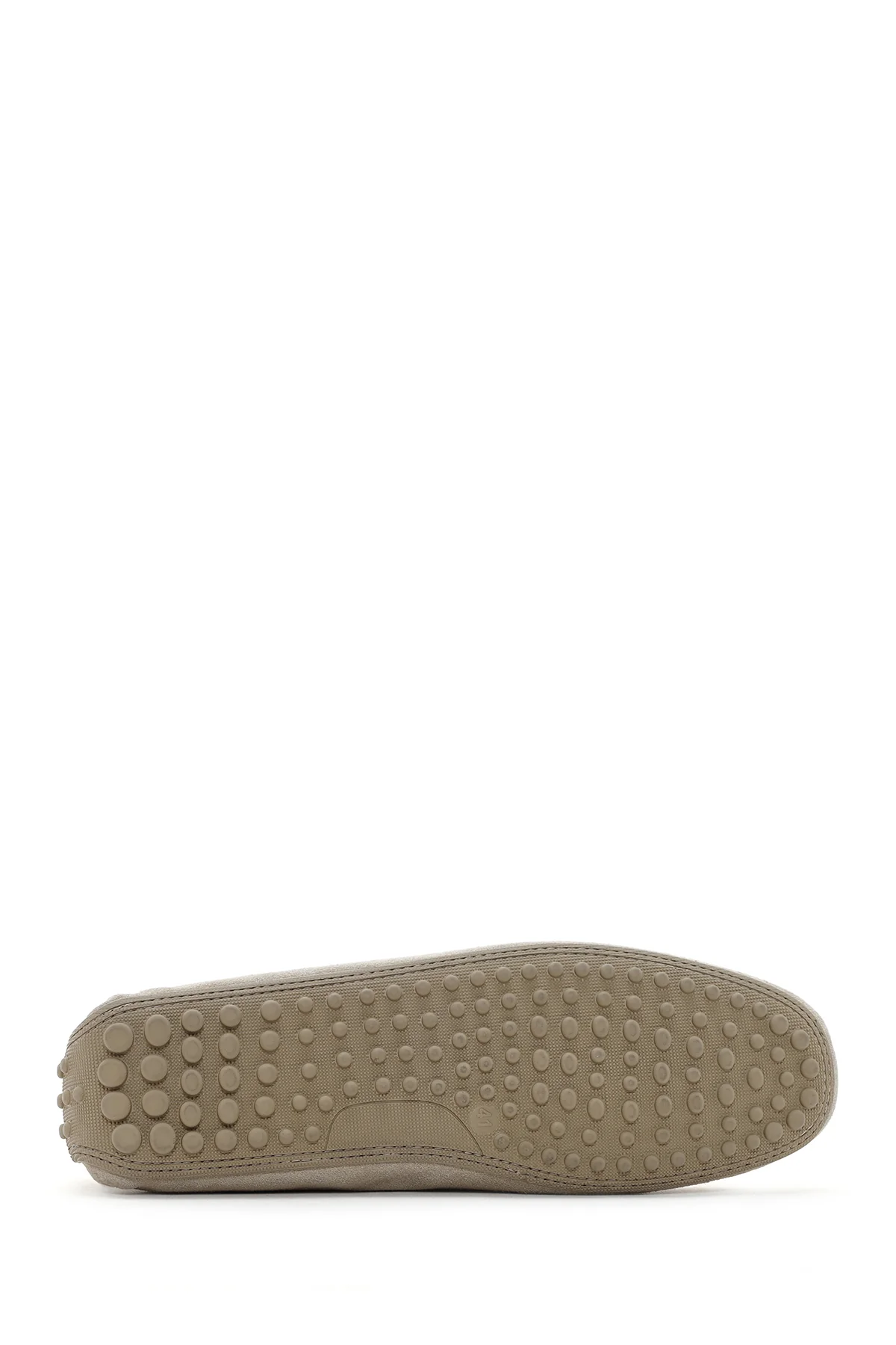 Erkek Bej Süet Deri Loafer - Image 4