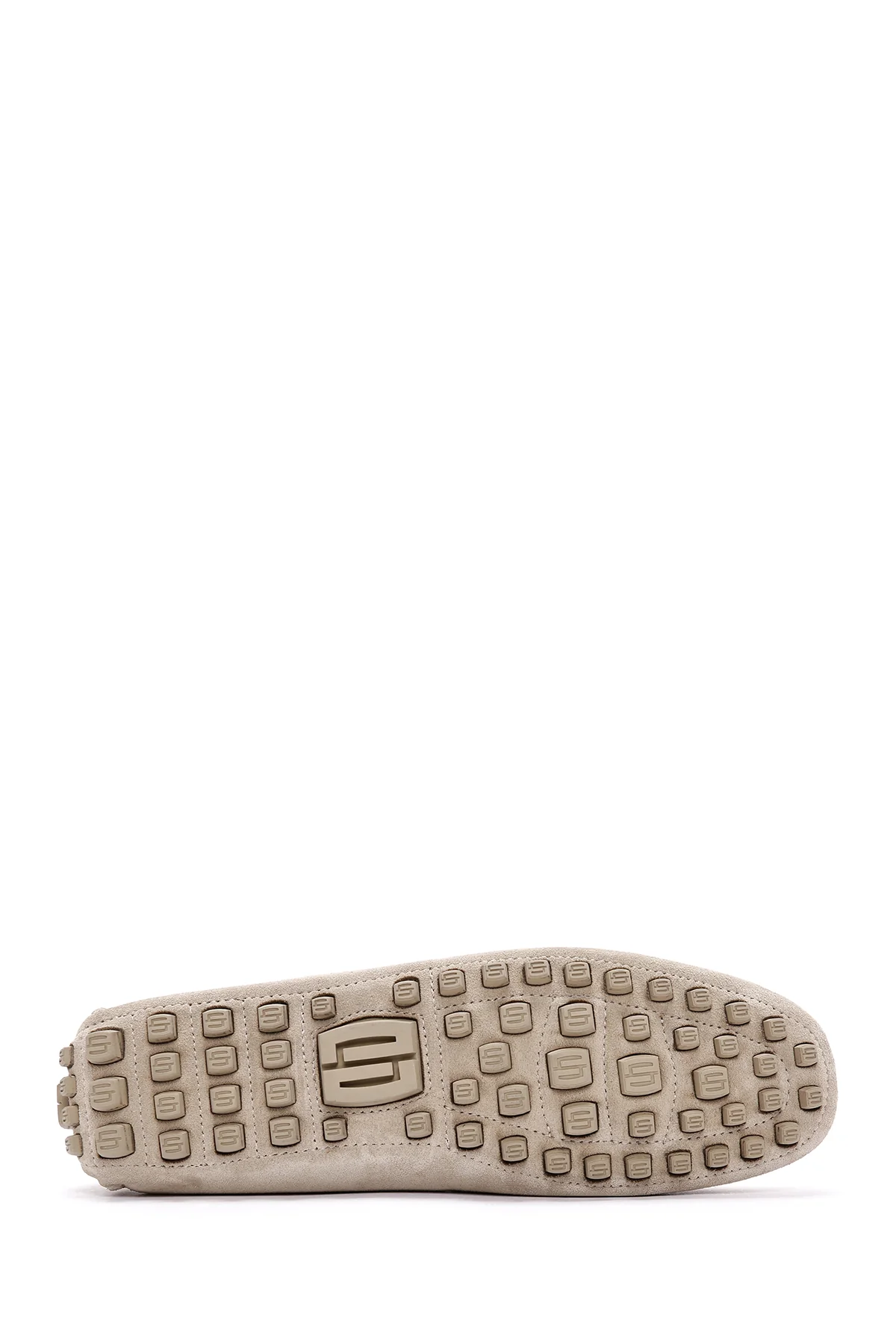 Erkek Bej Süet Deri Loafer - Image 6