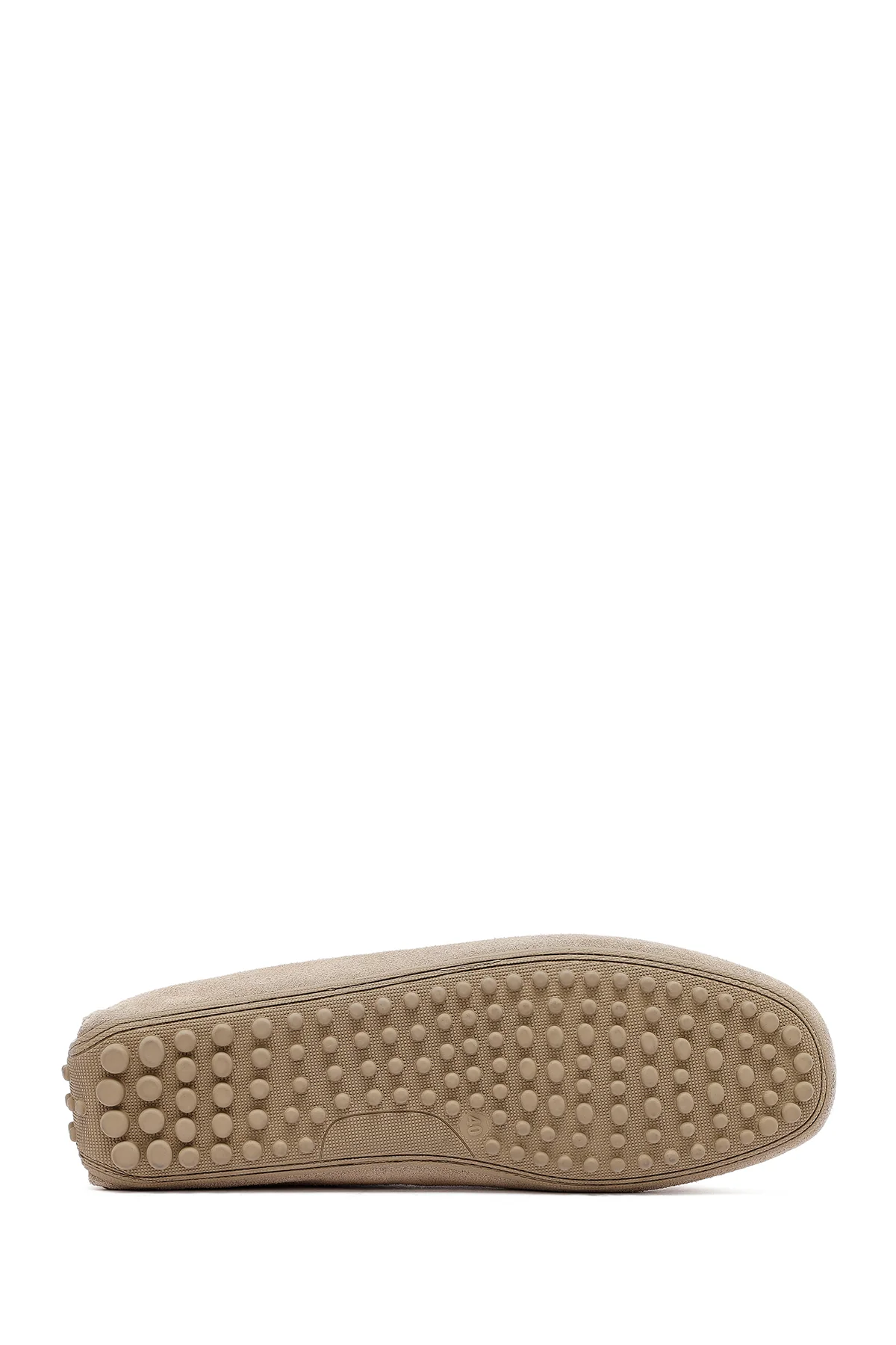 Erkek Bej Süet Deri Loafer - Image 4