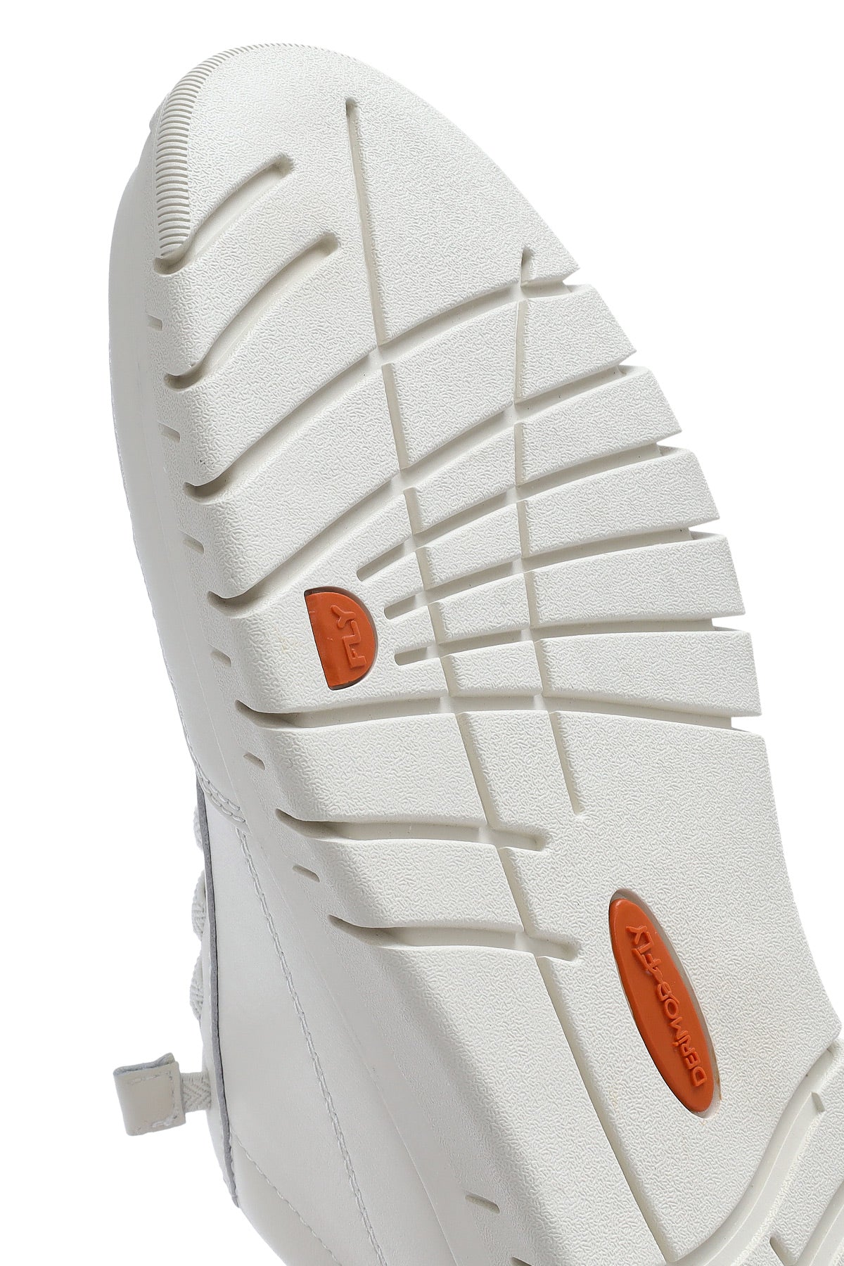 Erkek Beyaz Bağcıklı Deri Sneaker - Image 9