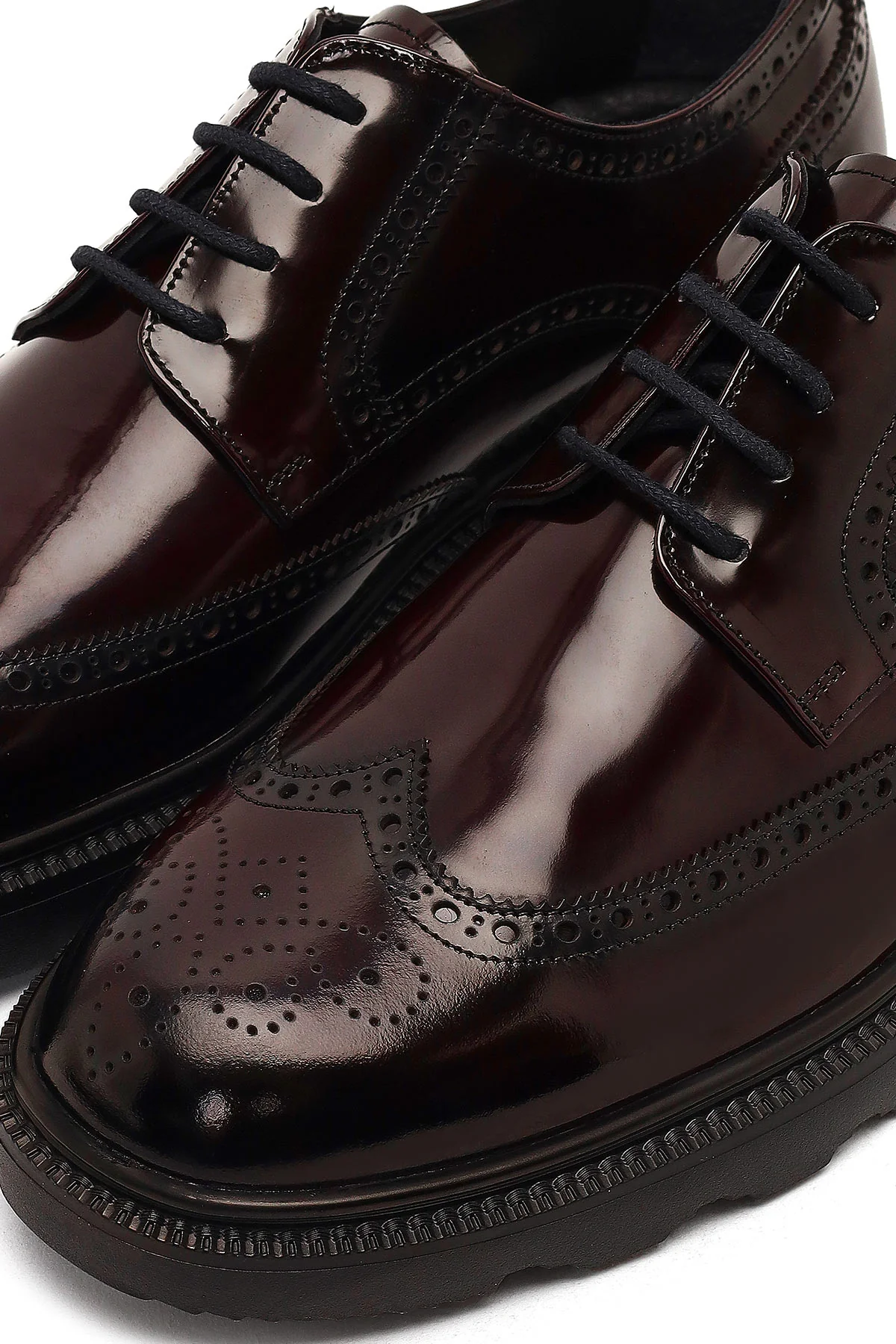 Erkek Bordo Kalın Tabanlı Deri Casual Ayakkabı - Image 11