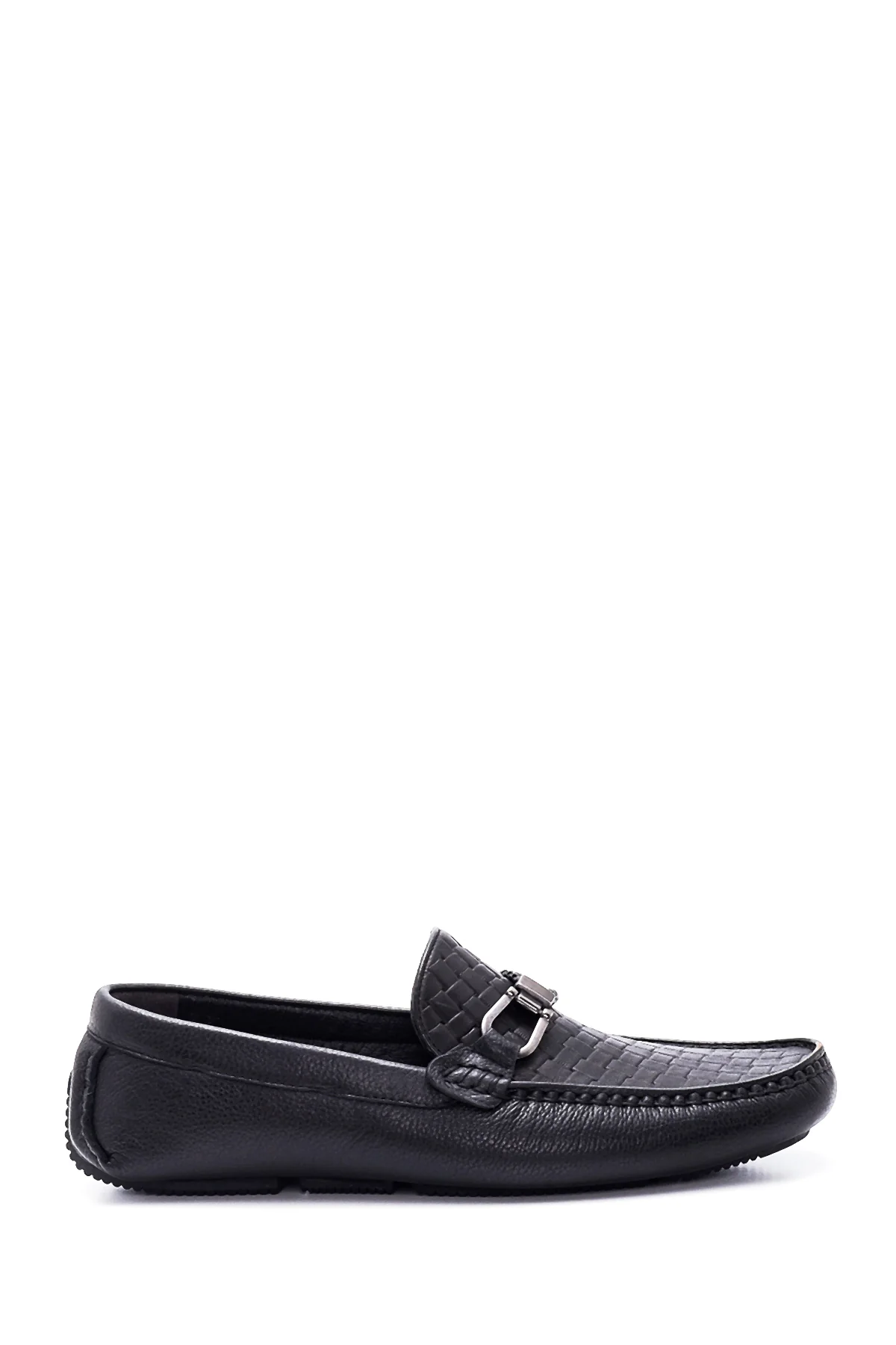 Erkek Deri Baskılı Loafer
