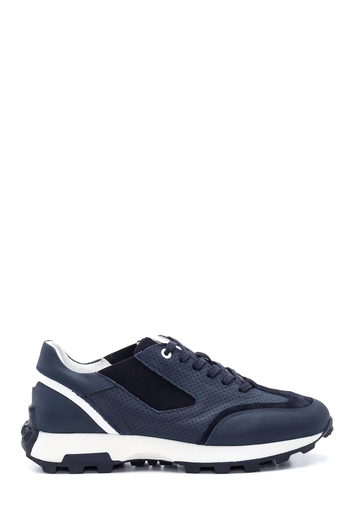 Erkek Deri Desenli Sneaker