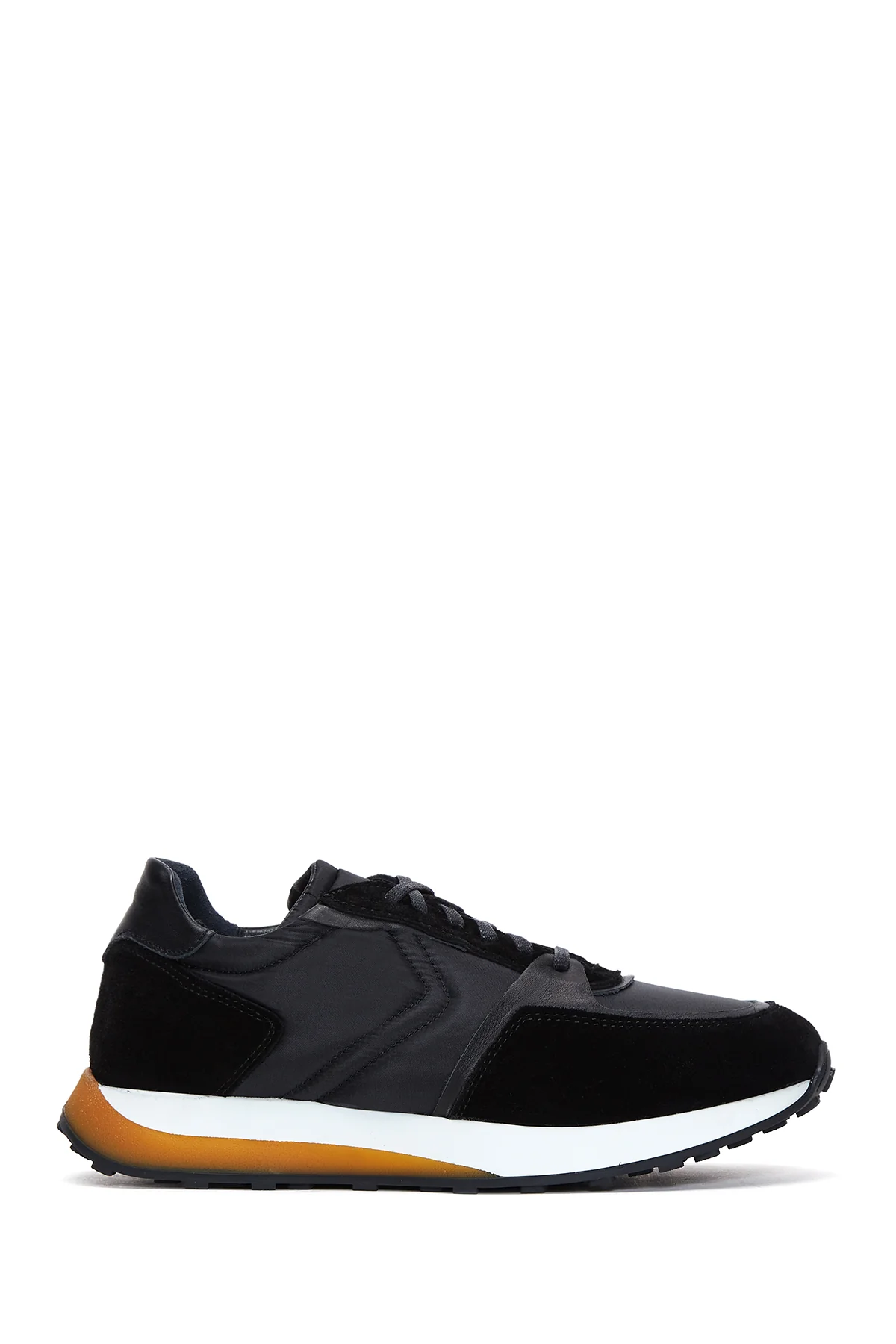Erkek Deri Süet Detaylı Sneaker