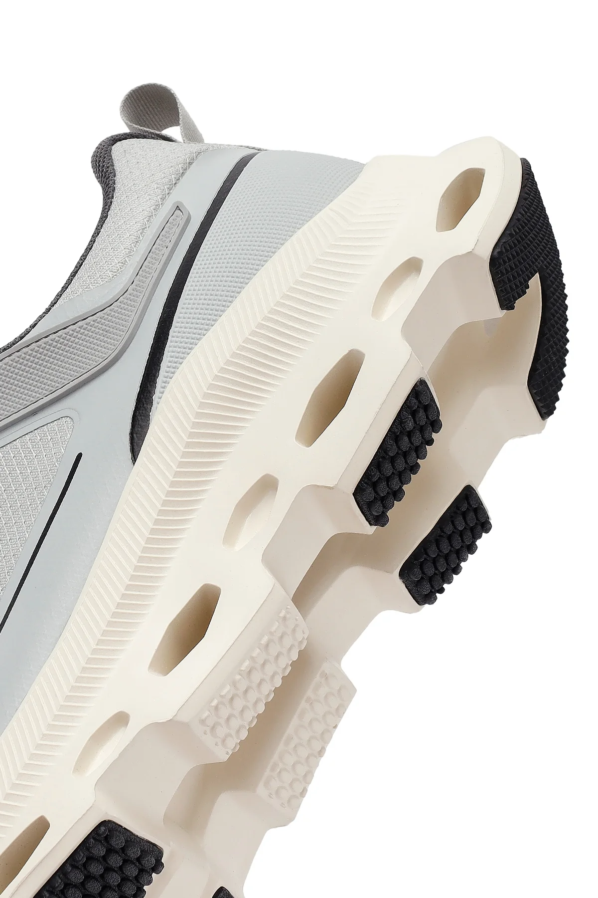 Erkek Gri Bağcıklı Kalın Tabanlı Kumaş Sneaker - Image 8
