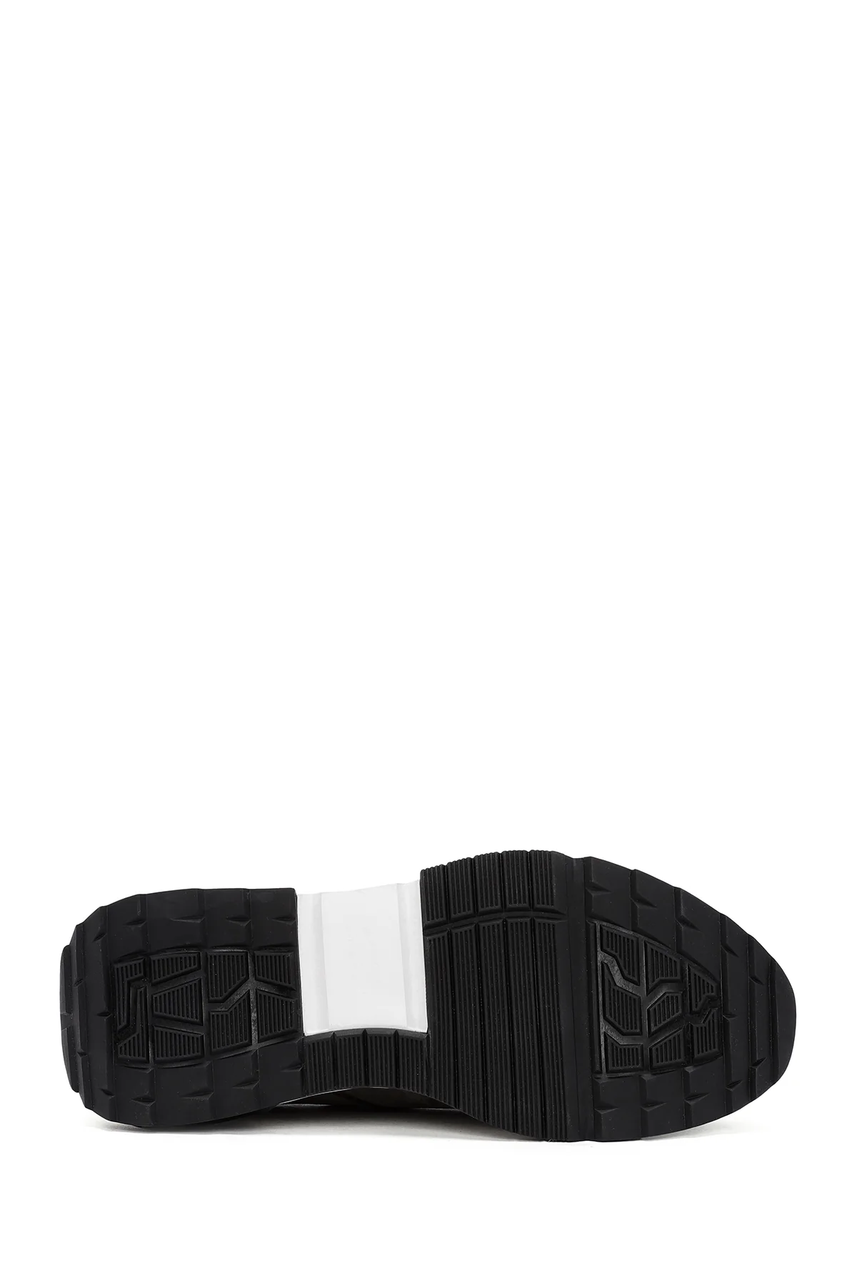 Erkek Gri Bağcıklı Nubuk Deri Casual Sneaker - Image 4