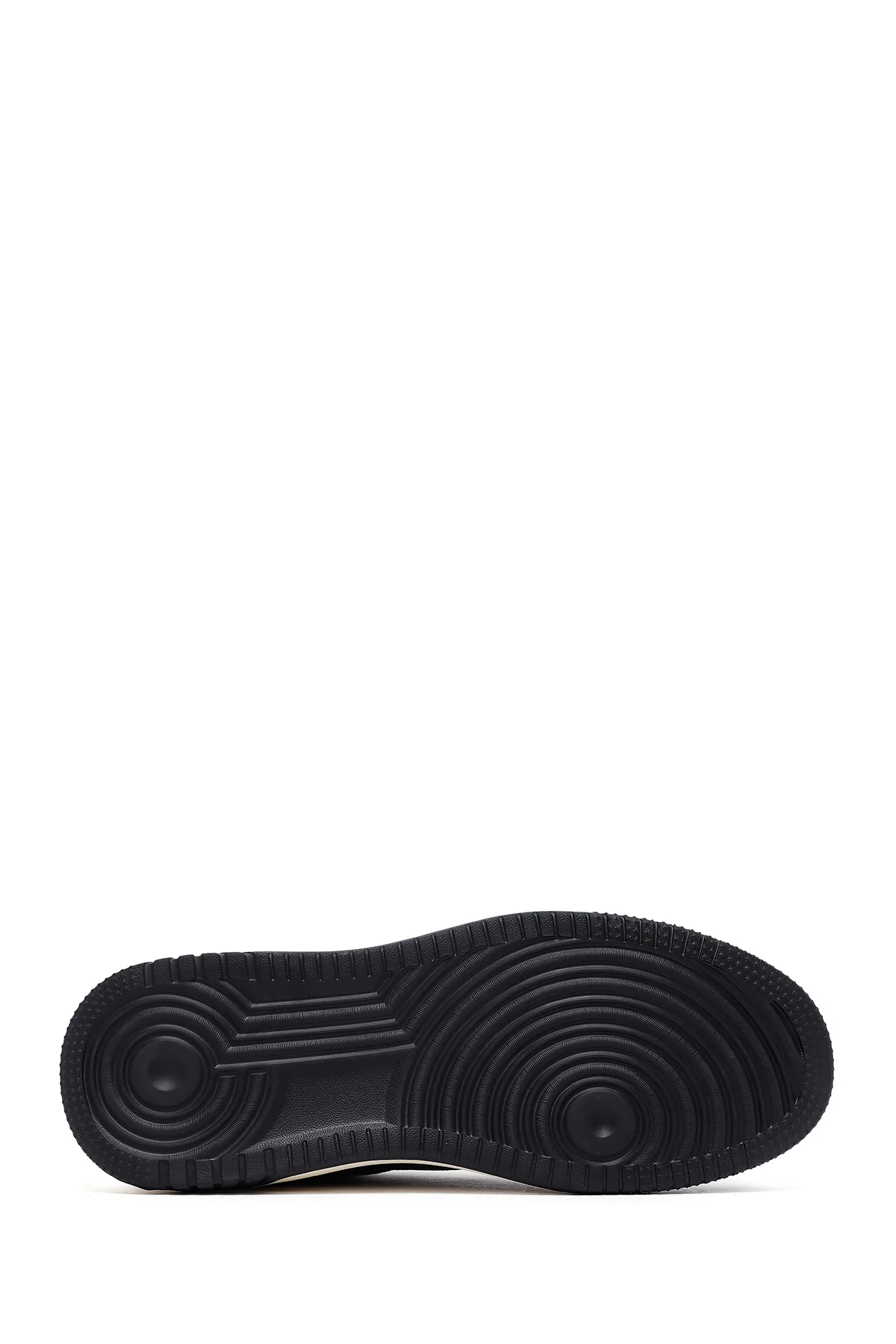 Erkek Gri Bağcıklı Süet Deri Sneaker - Image 4