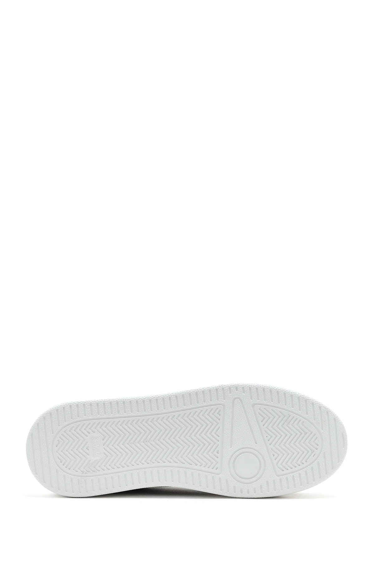 Erkek Gri Bağcıklı Süet Deri Sneaker - Image 4